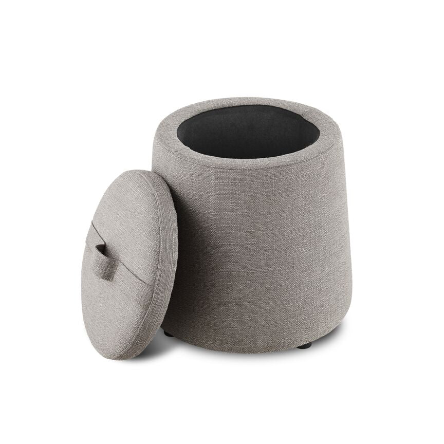 Victoria Storage Ottoman - Grey - Image 3