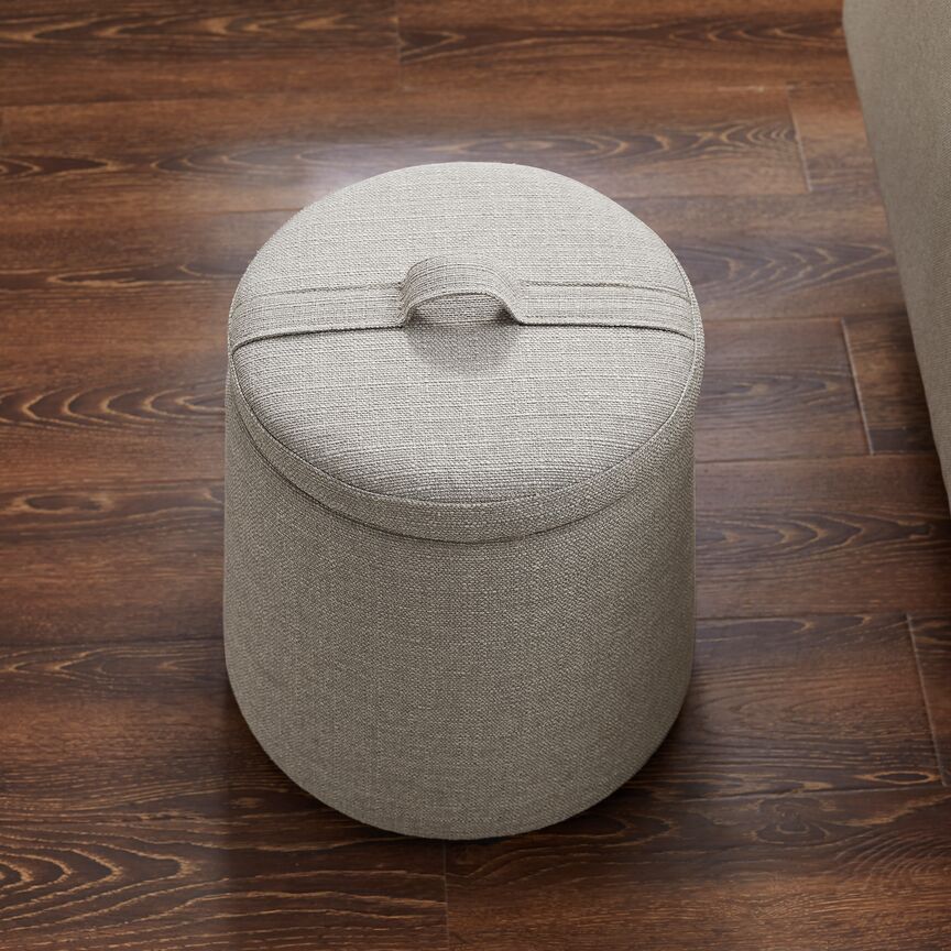 Victoria Storage Ottoman - Grey - Image 6