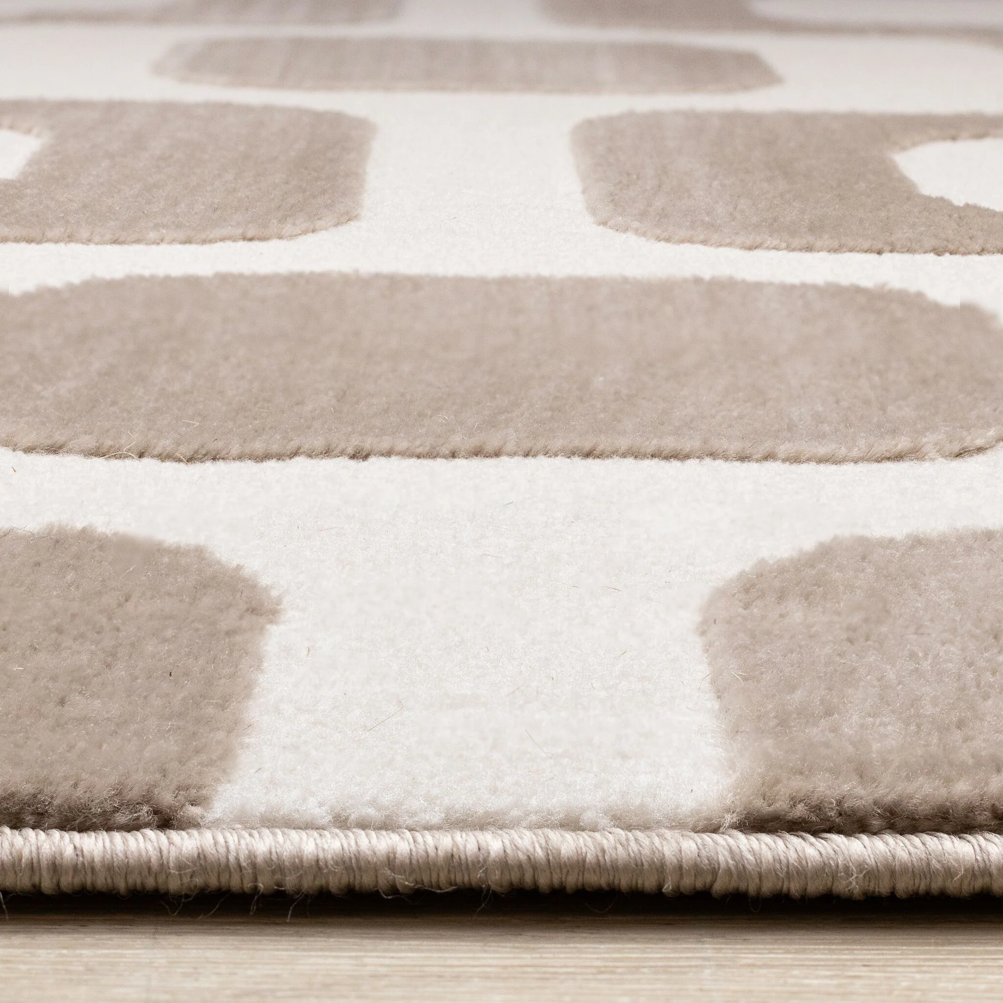 Vintage Vibes 5'3" x 7'7" Mid-Century Modern Area Rug - Brown, Cream - Image 5