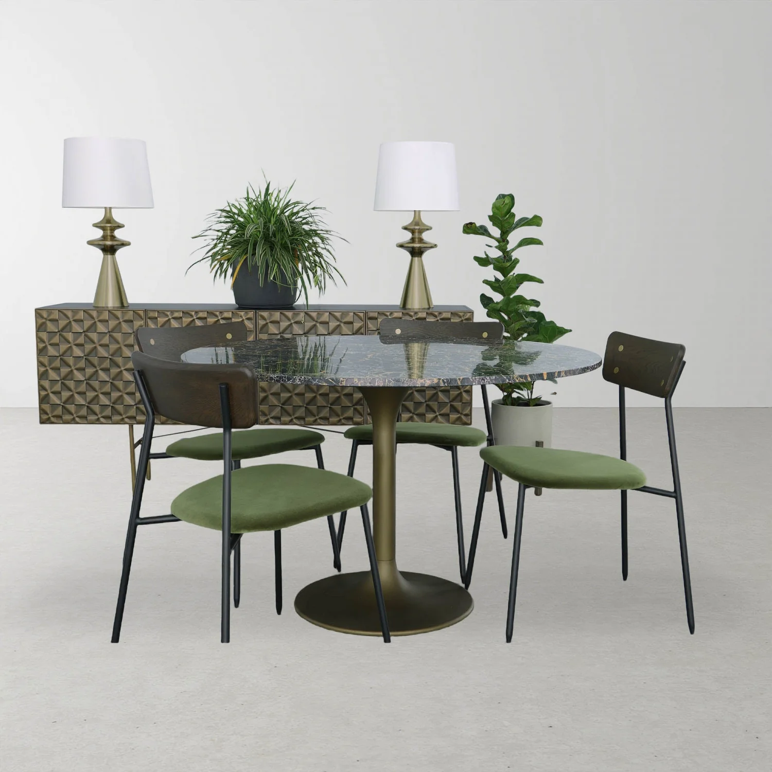 Viora Table Lamp - Gold - Image 5