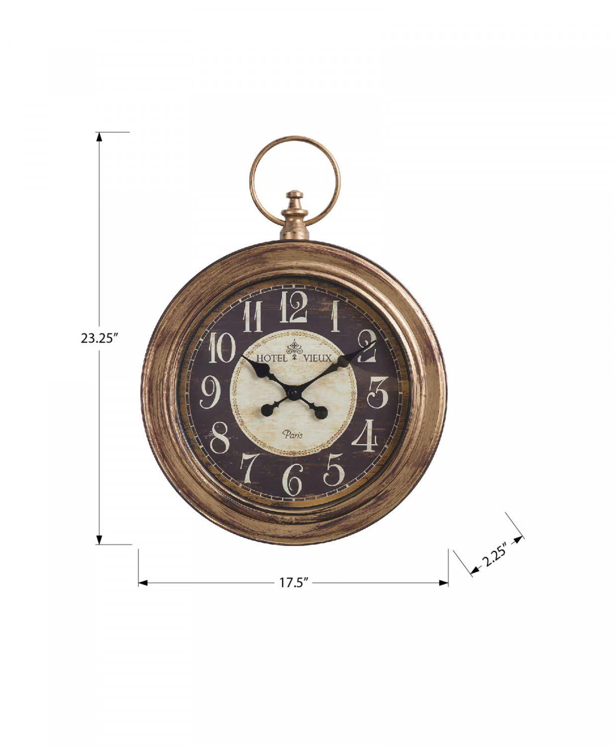 Virtue Clock - Light Brown - Image 3