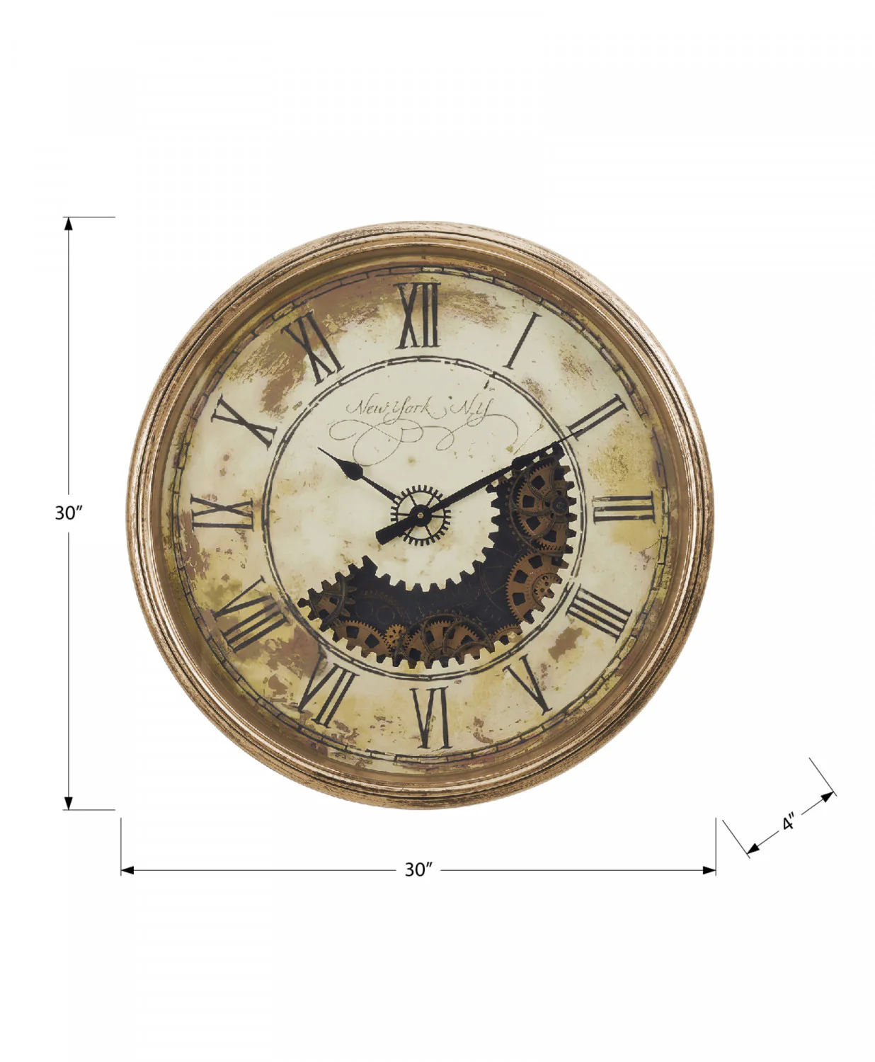 Vista Clock - Brown - Image 3