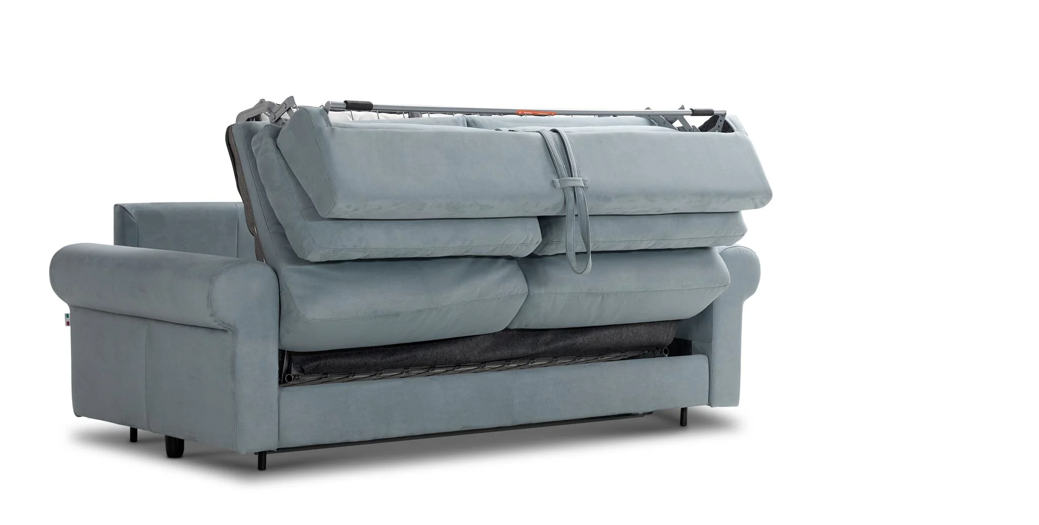 Vito Queen Sofa Bed - Blue - Image 6