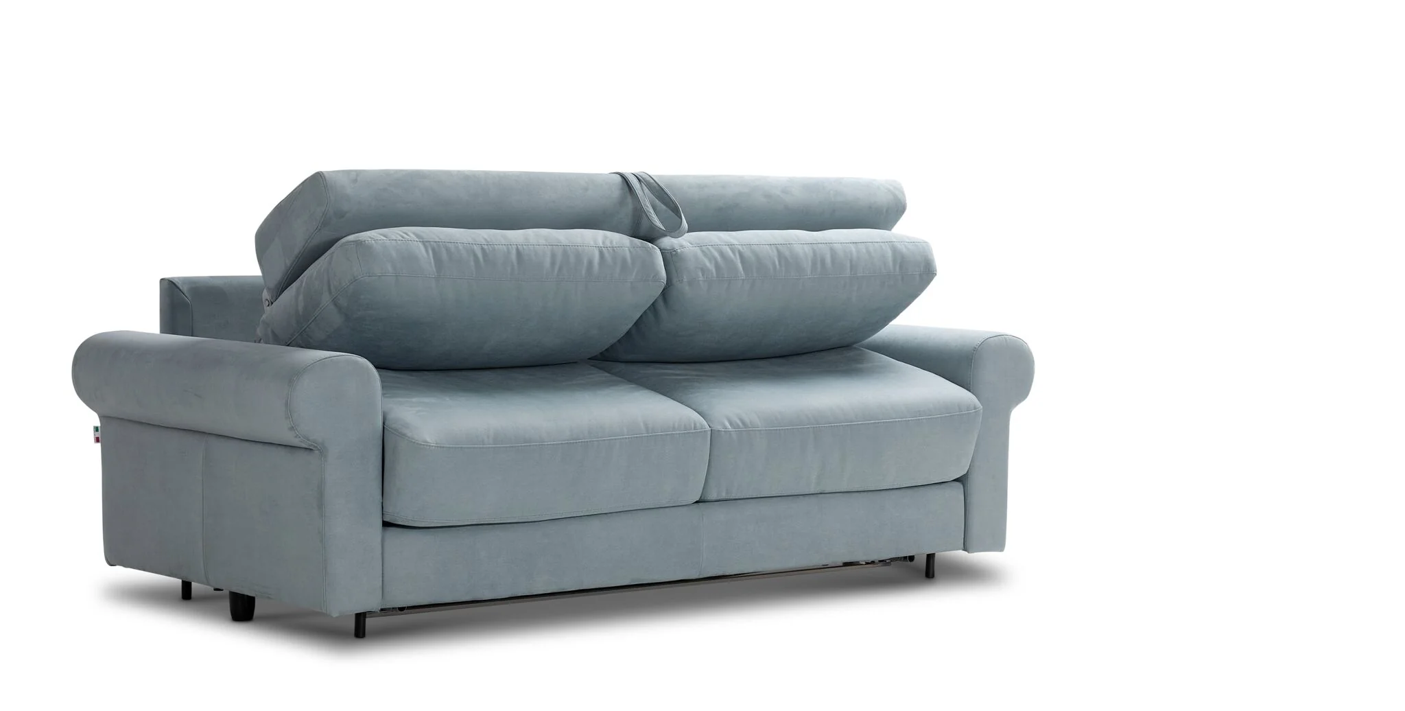Vito Queen Sofa Bed - Blue - Image 7