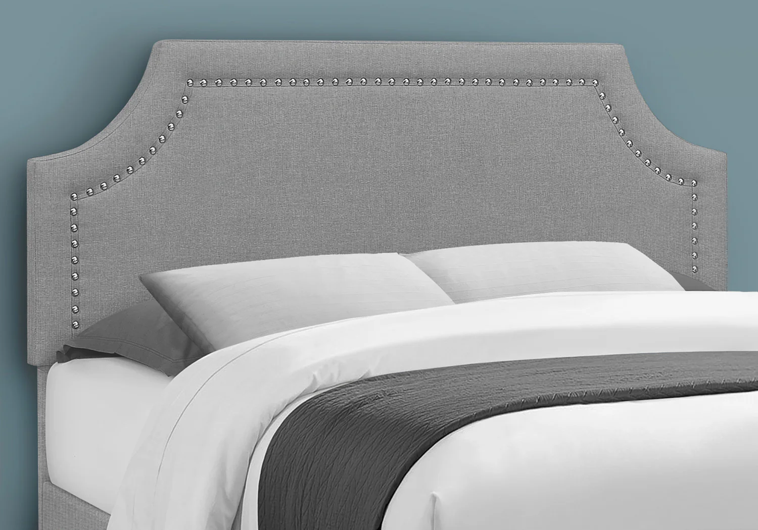 Vivian Queen Bed - Grey - Image 4