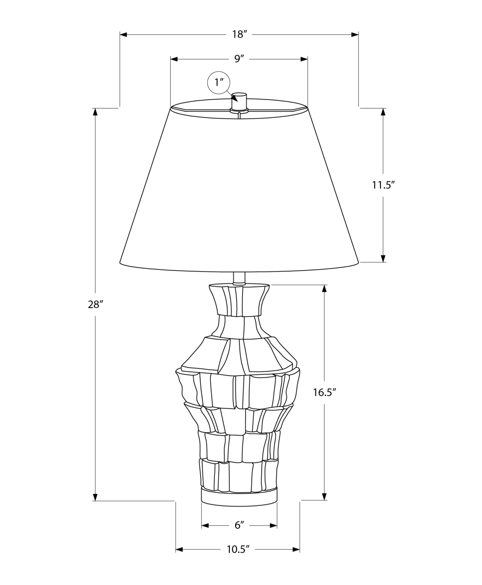Vixo Table Lamp - Stone - Image 3