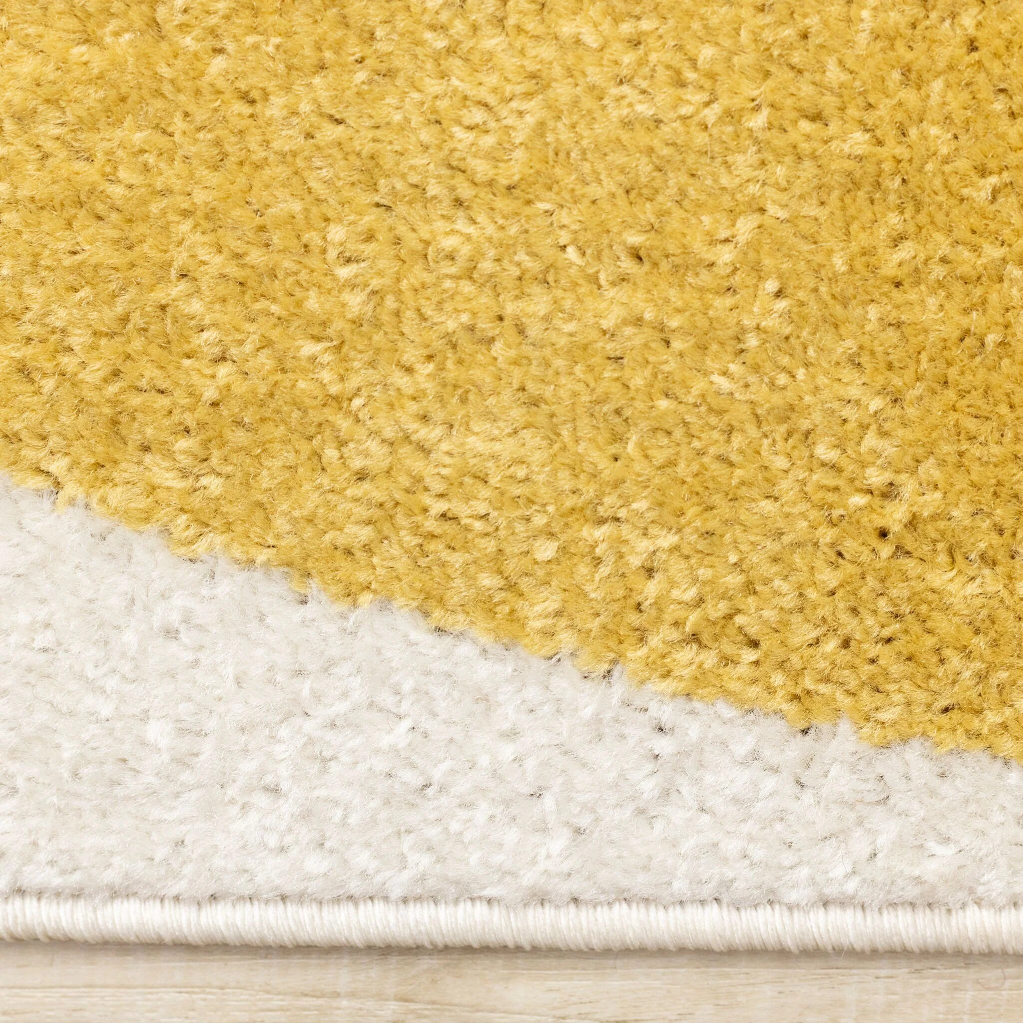 Warm Elements 5'3" x 7'7" Pebbles Design Area Rug - Cream - Image 6