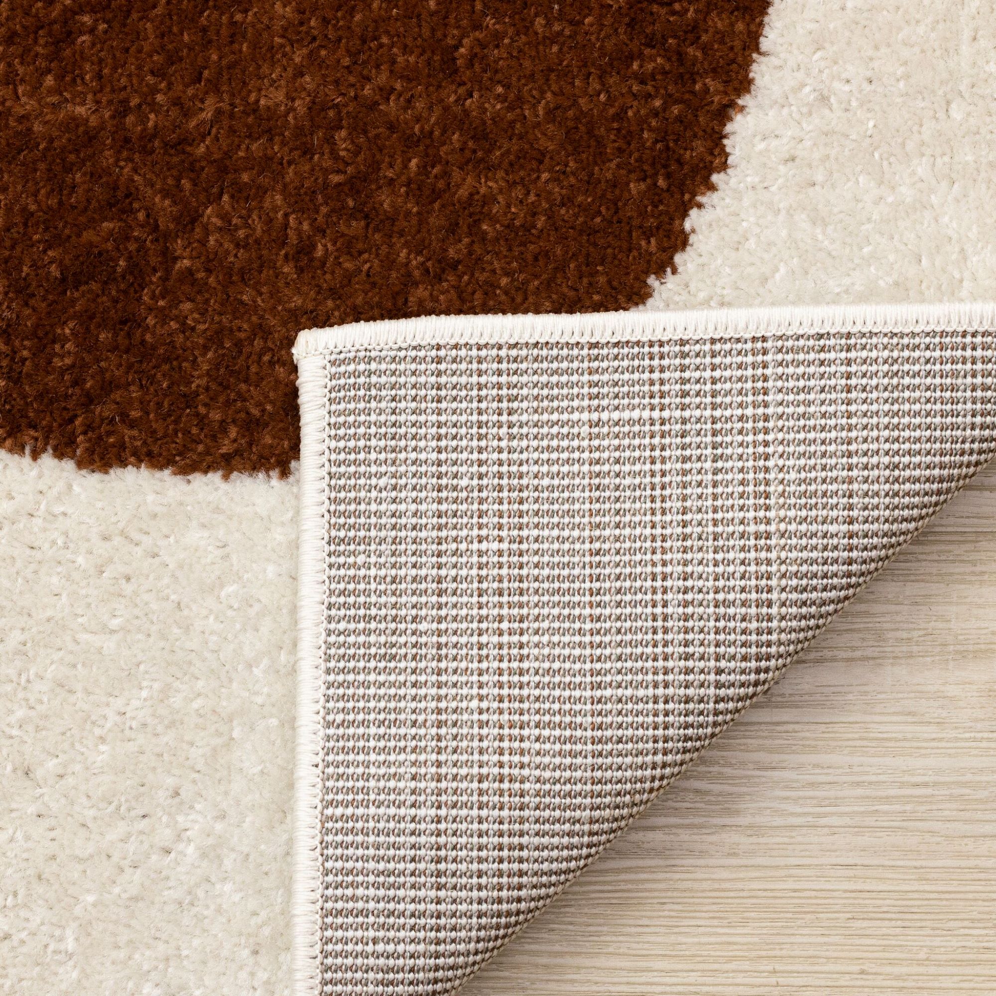 Warm Elements 5'3" x 7'7" Pebbles Design Area Rug - Cream - Image 8
