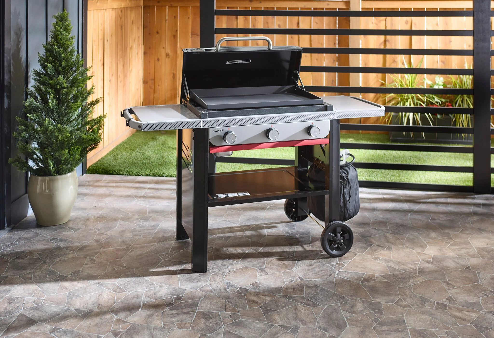 Weber Slate 28" Rust-Resistant Griddle - 1501345 - Image 2