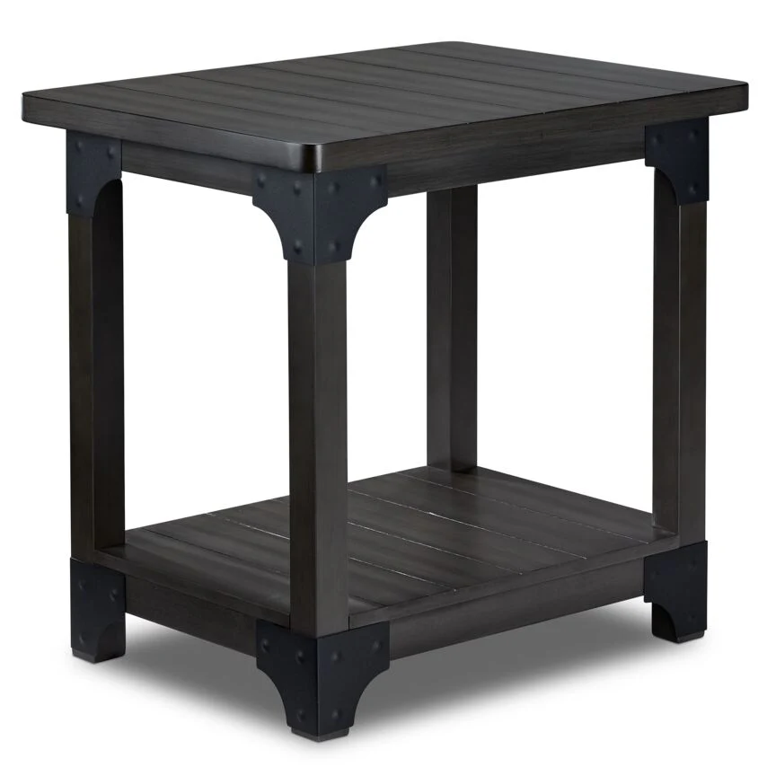 Wellington 46" Coffee Table with 2 End Tables - Grey - Image 4