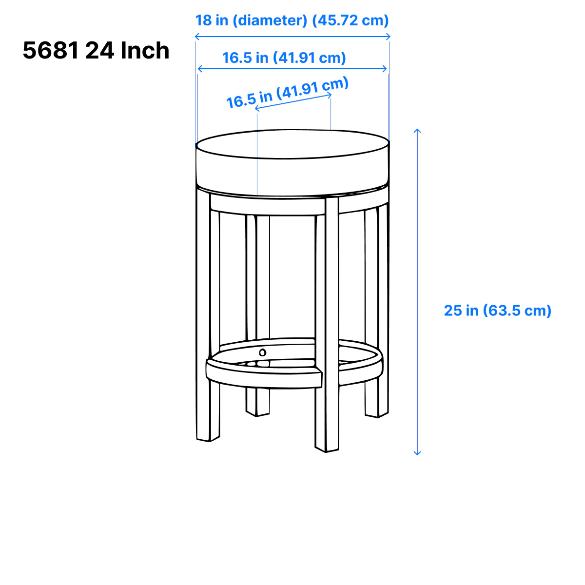 Westby Counter Stool - Green - Set of Two - Image 5