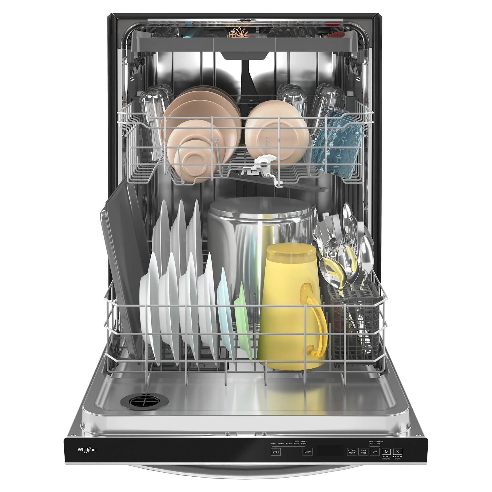 Whirlpool 24" Fingerprint Resistant Stainless Steel Dishwasher with 3rd Rack (47 dBA) - WDT750SAKZ - Image 4