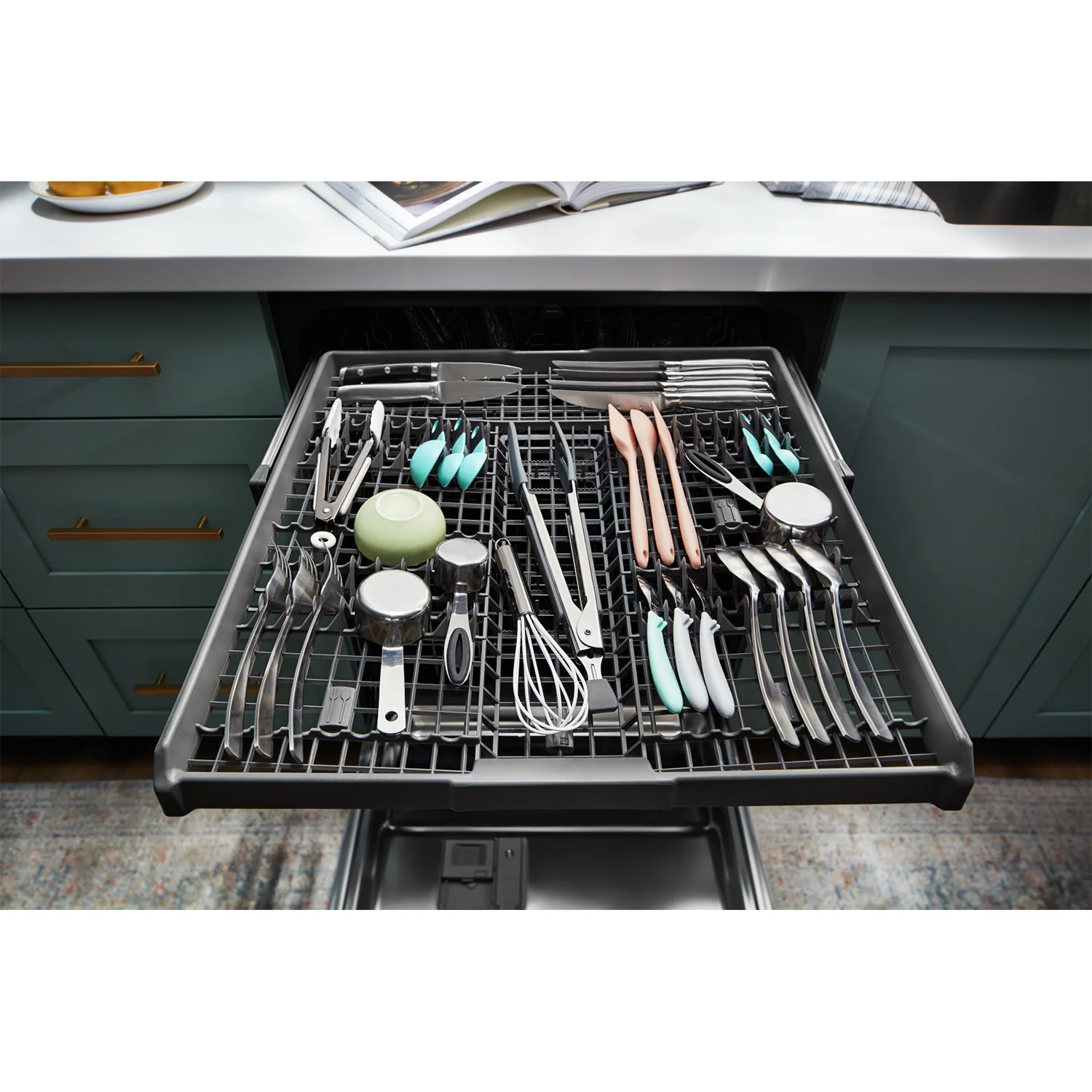 Whirlpool 24" Fingerprint Resistant Stainless Steel Dishwasher with 3rd Rack (51 dBA) - WDT730HAMZ - Image 6