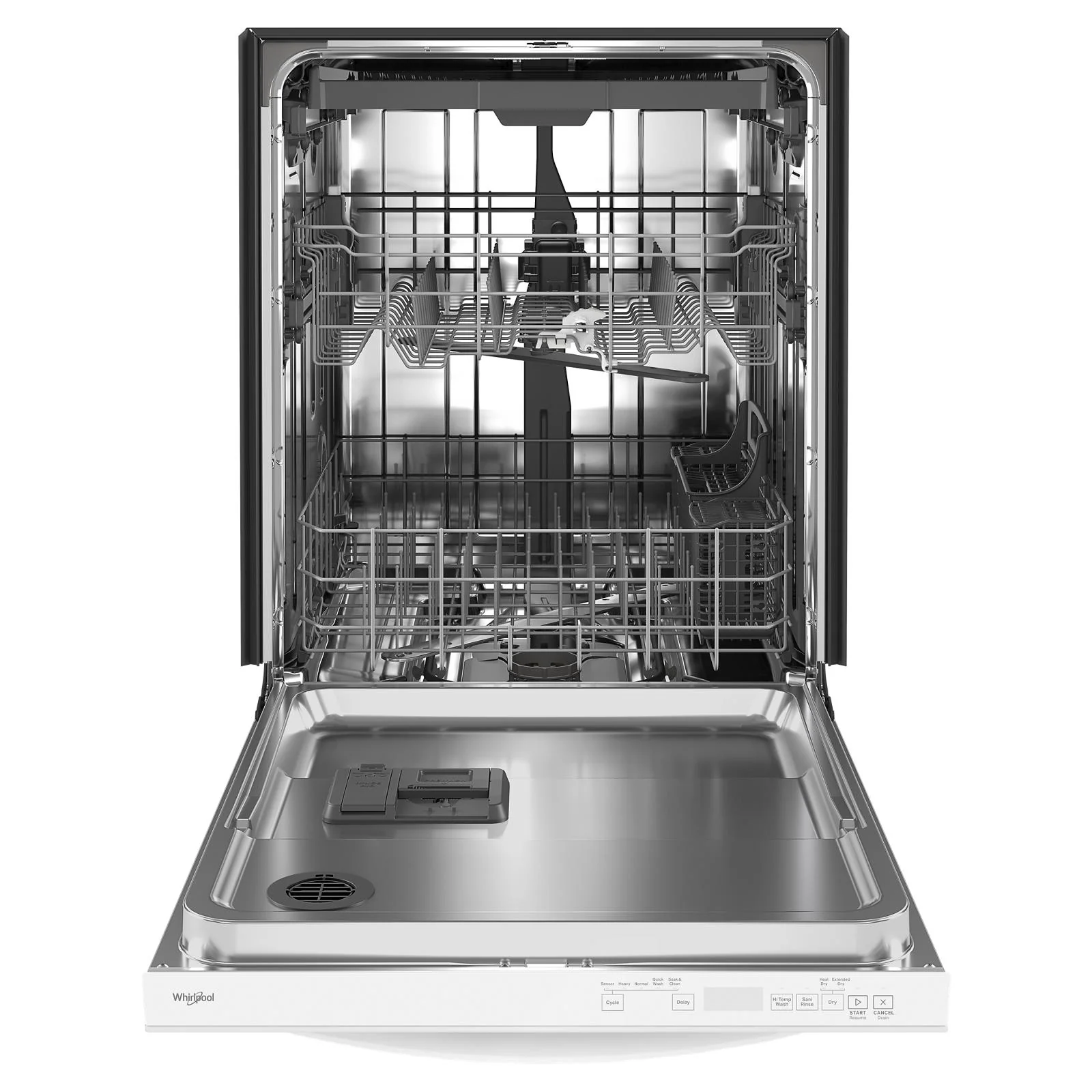 Whirlpool 24" White Large Capacity Dishwasher with 3rd Rack (47 dBA) - WDT750SAKW - Image 2