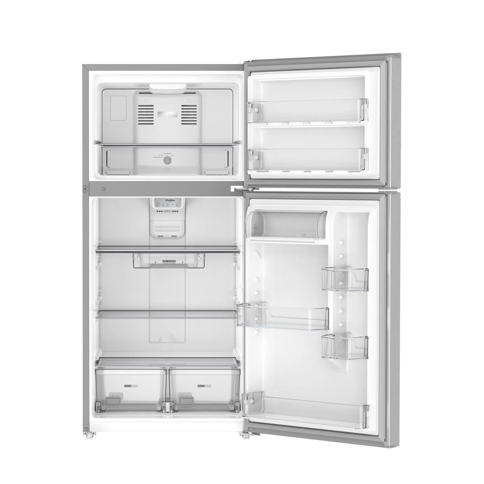 Whirlpool 30" 19 Cu. Ft. Fingerprint-Resistant Stainless Steel Top Mount Refrigerator - WRTX7419SZ - Image 3
