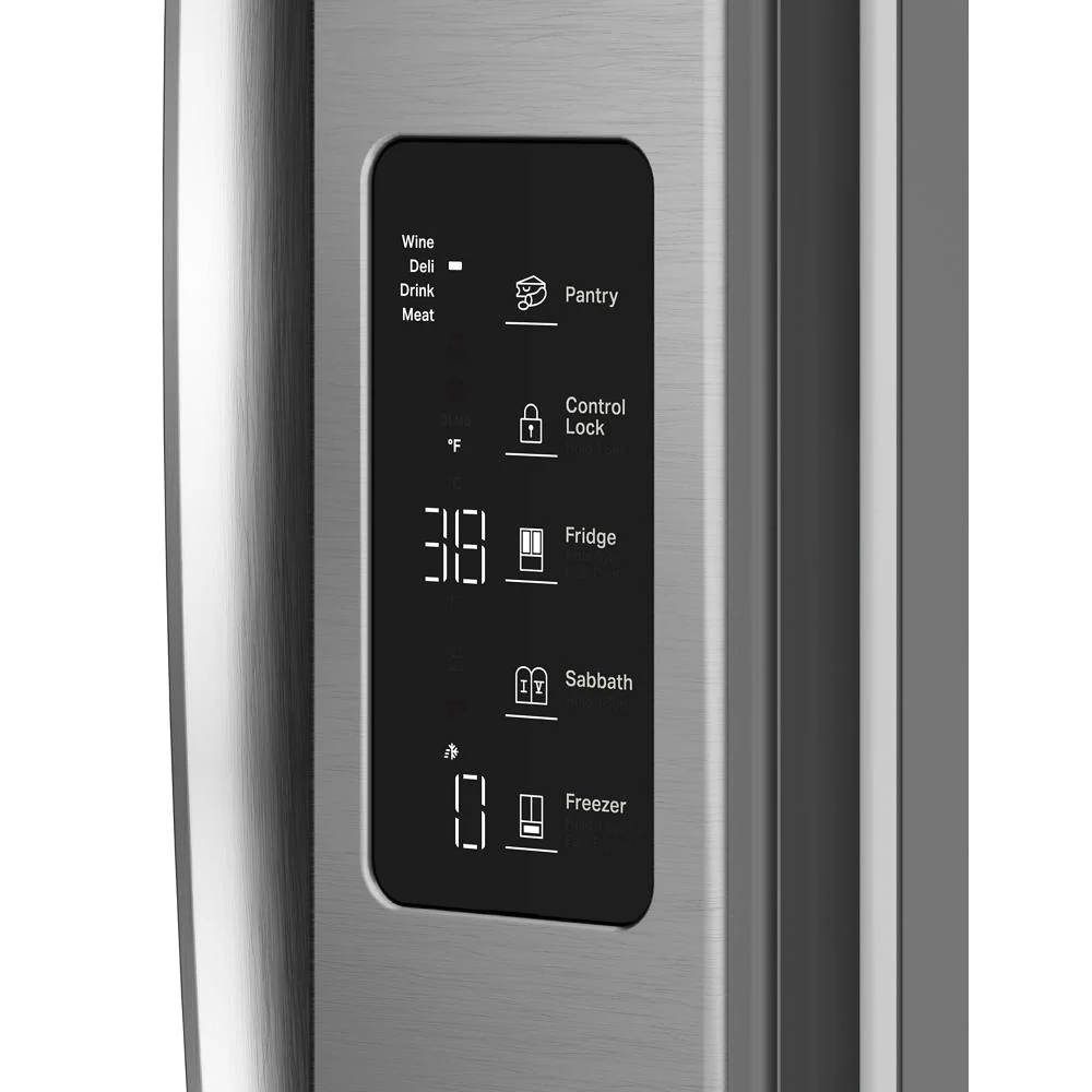 Whirlpool 36" 22.0 Cu. Ft. Black Stainless Steel Counter-Depth 4-Door French Door Refrigerator – WRMC7036RV - Image 10