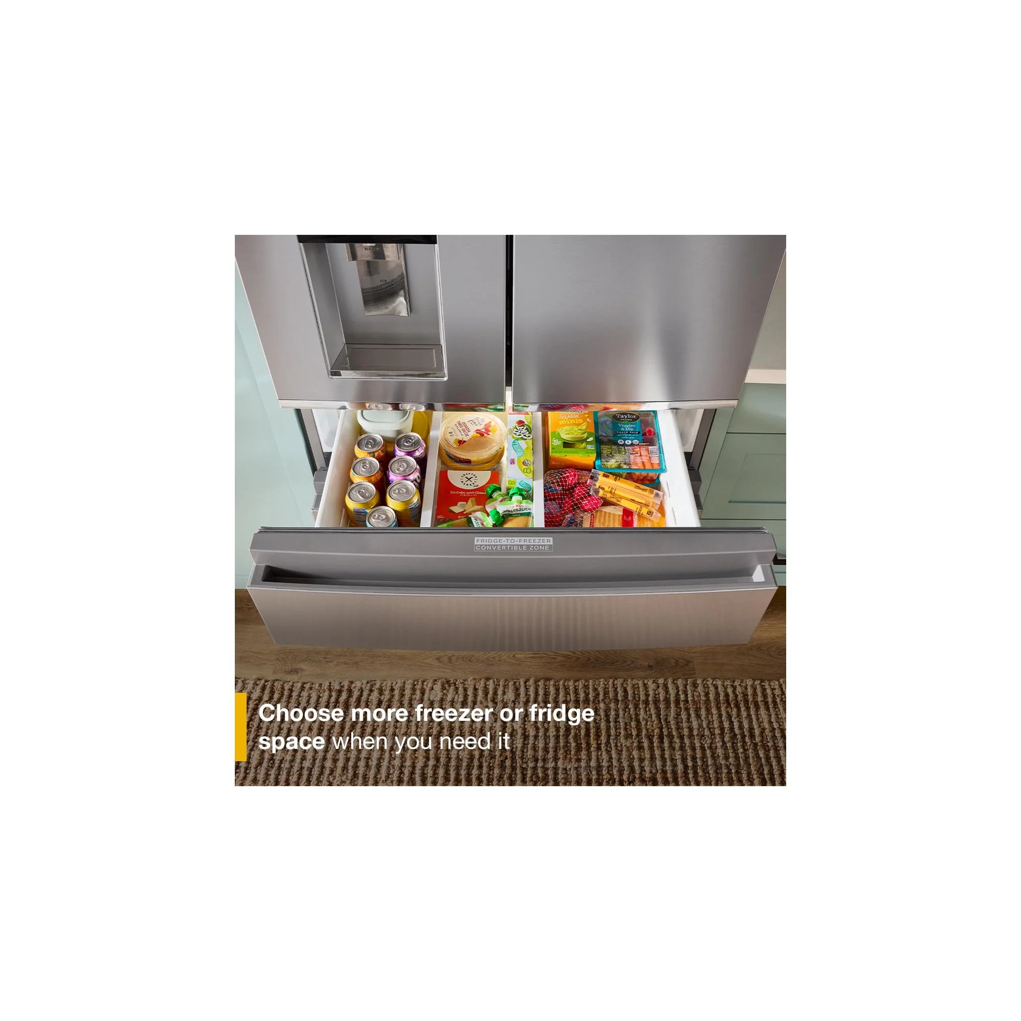 Whirlpool 36" 22.0 Cu. Ft. Fingerprint-Resistant Stainless Steel Counter-Depth 4-Door French Door Refrigerator – WRMC7036RZ - Image 14