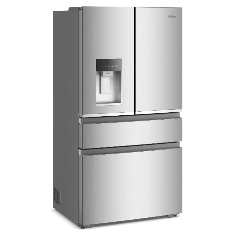 Whirlpool 36" 22.0 Cu. Ft. Fingerprint-Resistant Stainless Steel Counter-Depth 4-Door French Door Refrigerator – WRMC7036RZ - Image 3