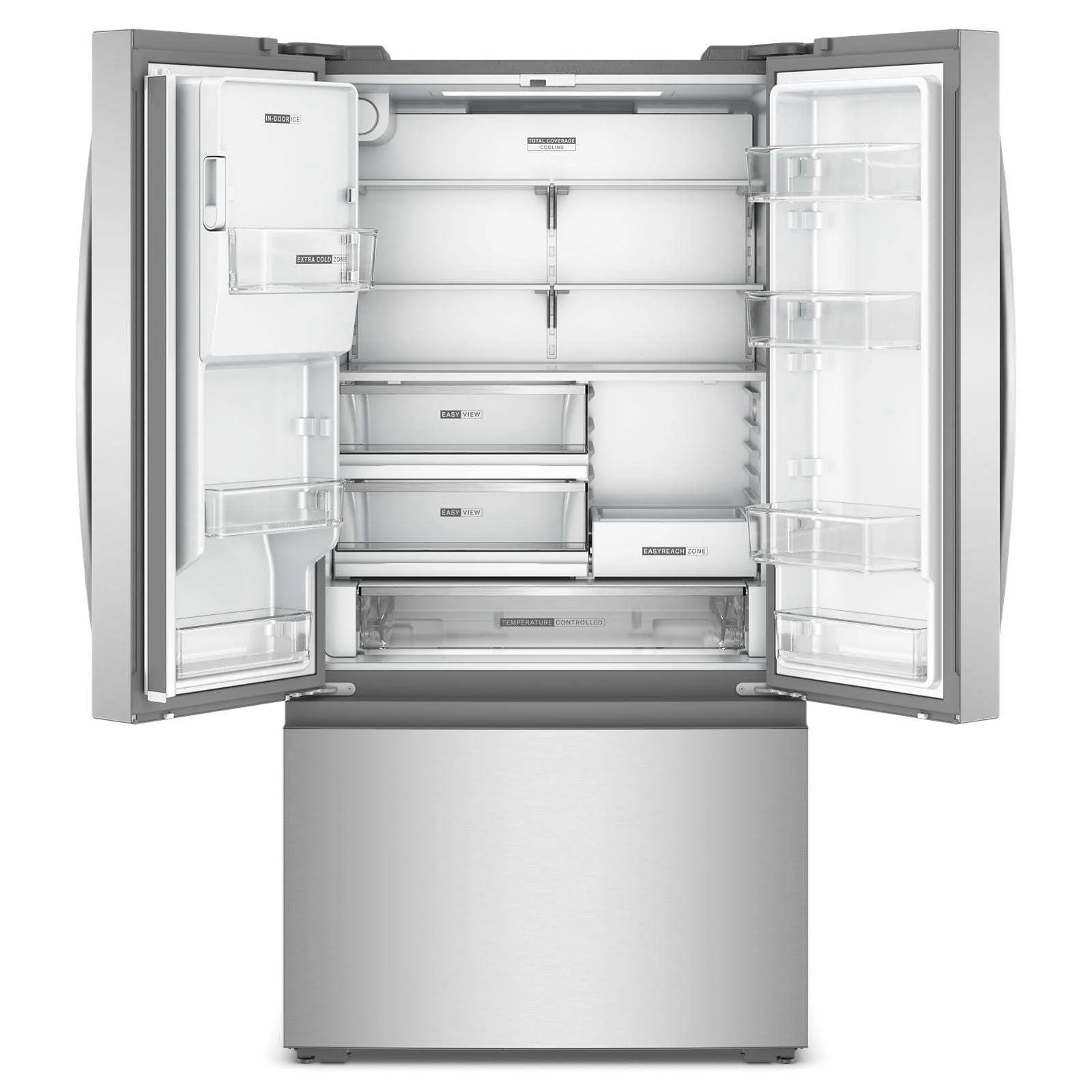 Whirlpool 36" 23 Cu. Ft. Fingerprint-Resistant Stainless Steel Counter Depth French Door Refrigerator - WRFC5036RZ - Image 3