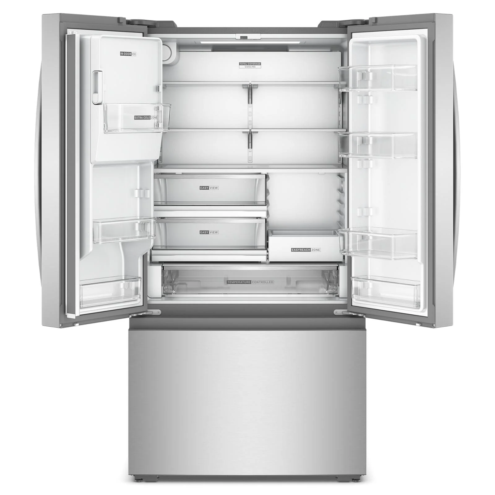 Whirlpool 36" 23 Cu. Ft. Fingerprint-Resistant Stainless Steel Counter Depth French Door Refrigerator - WRFC5236RZ - Image 3