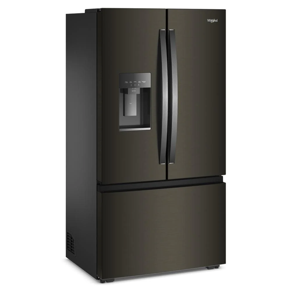 Whirlpool 36" 23.4 Cu. Ft. Black Stainless Steel Counter-Depth 3-Door French Door Refrigerator – WRFC7036RV - Image 4