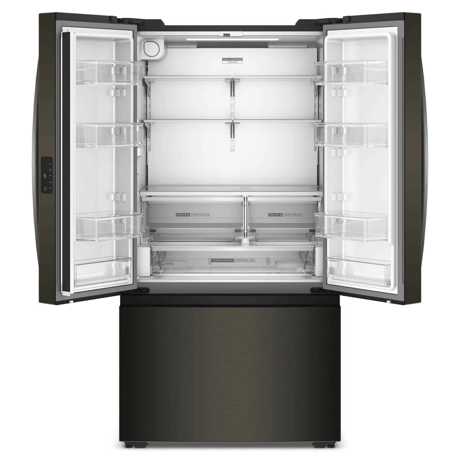 Whirlpool 36" 24 Cu. Ft. Black Stainless Steel Counter Depth French Door Refrigerator - WRFC3036RV - Image 4
