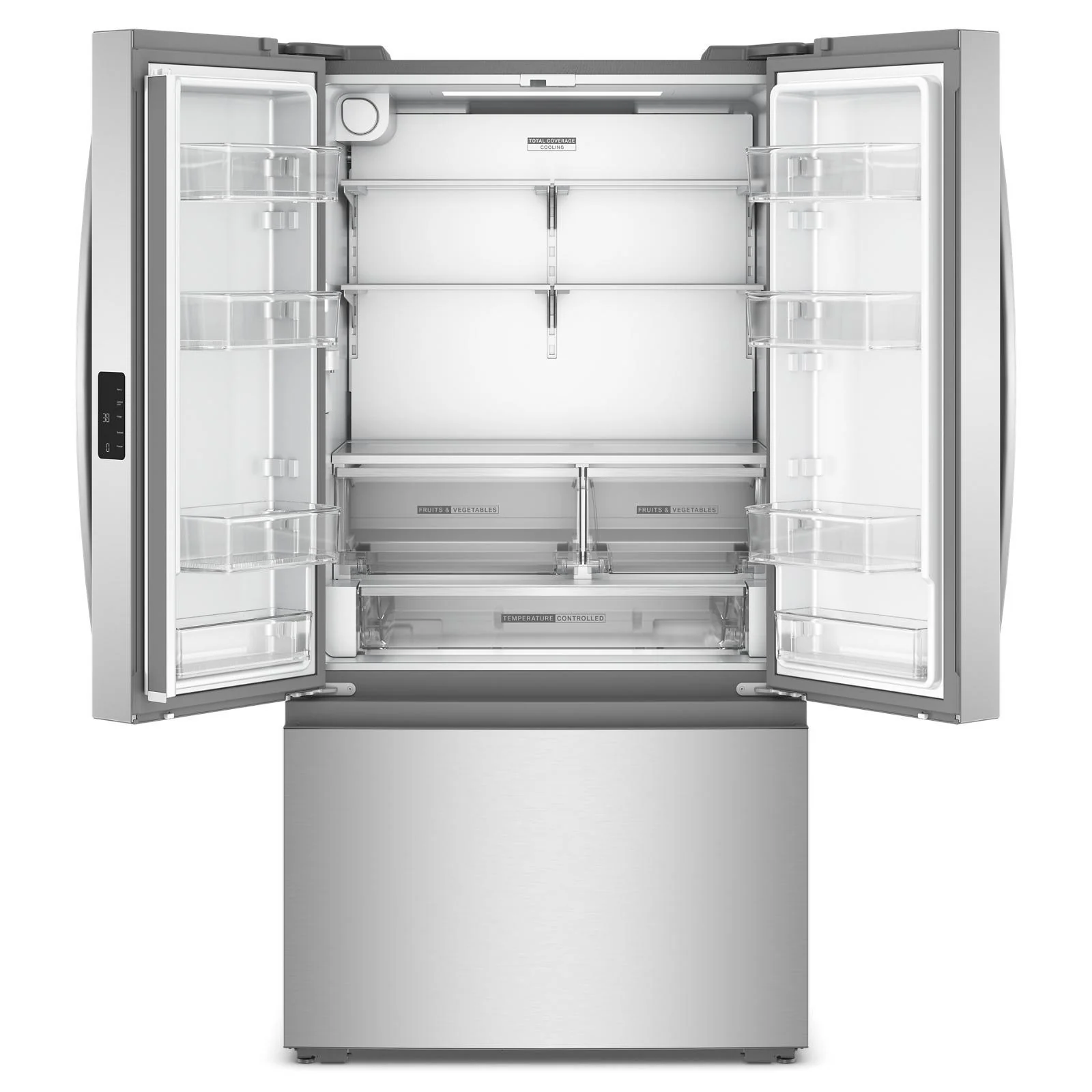 Whirlpool 36" 24 Cu. Ft. Fingerprint-Resistant Stainless Steel Counter Depth French Door Refrigerator - WRFC3036RZ - Image 3