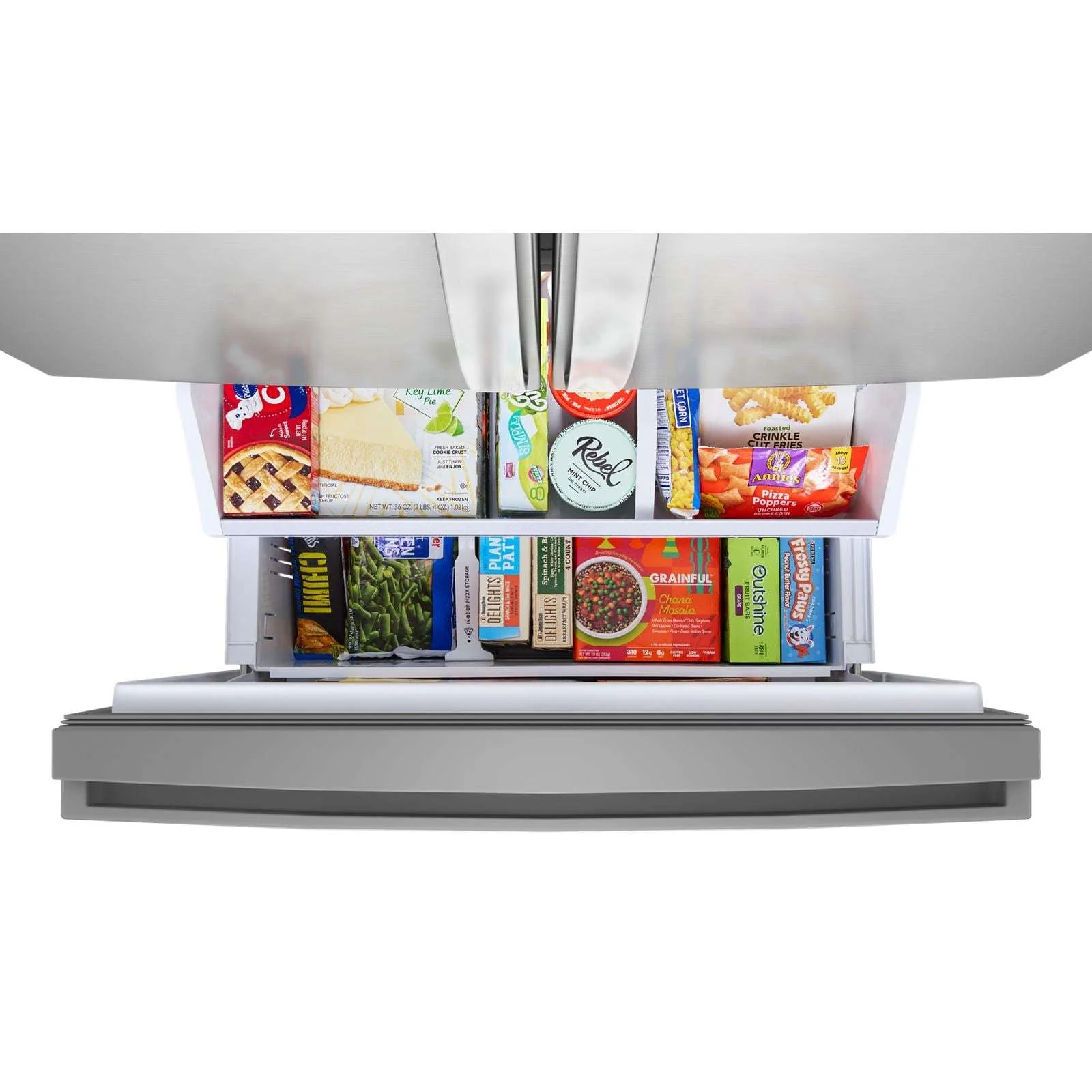 Whirlpool 36" 24 Cu. Ft. Fingerprint-Resistant Stainless Steel Counter Depth French Door Refrigerator - WRFC3036RZ - Image 7
