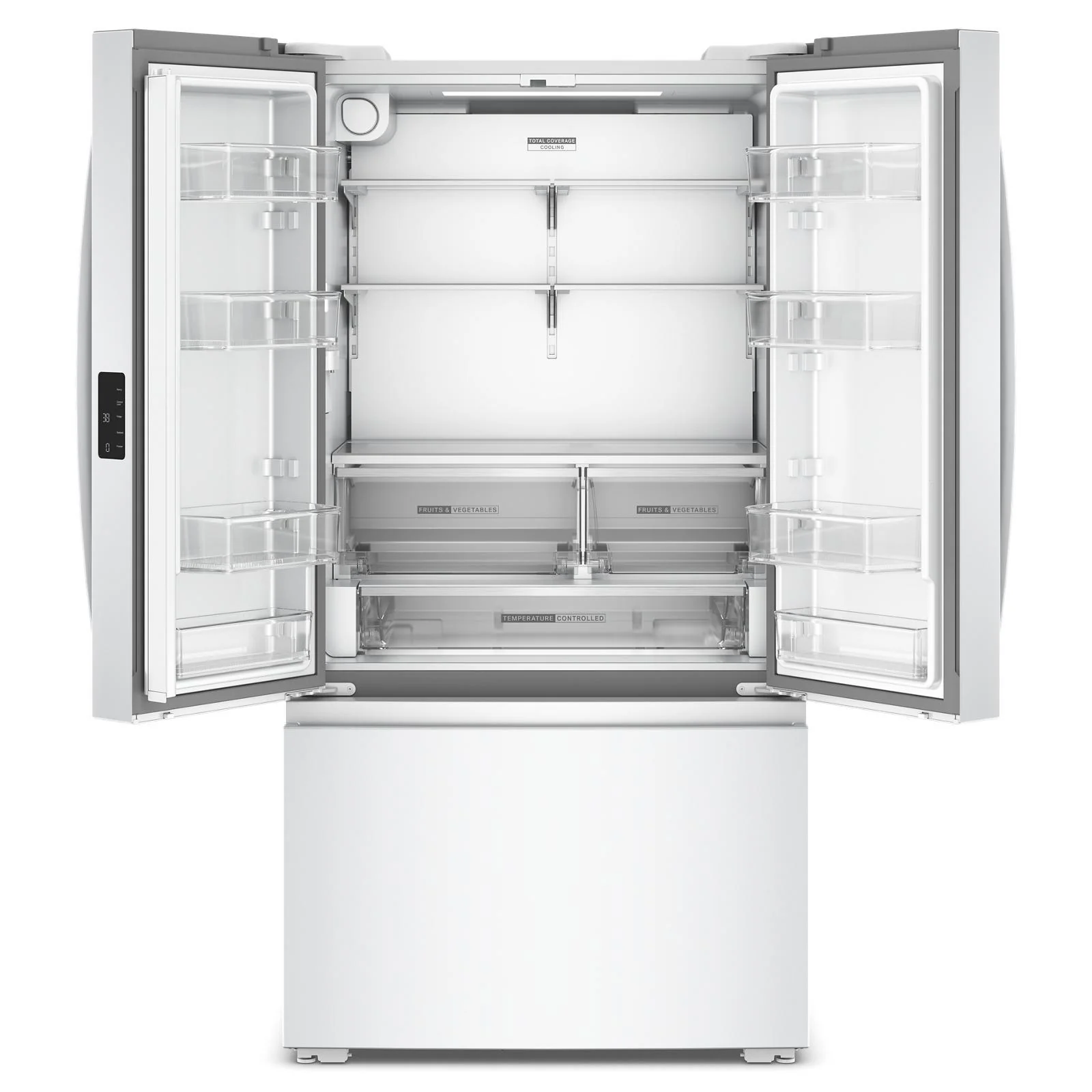 Whirlpool 36" 24 Cu. Ft. White Counter Depth French Door Refrigerator - WRFC3036RW - Image 3