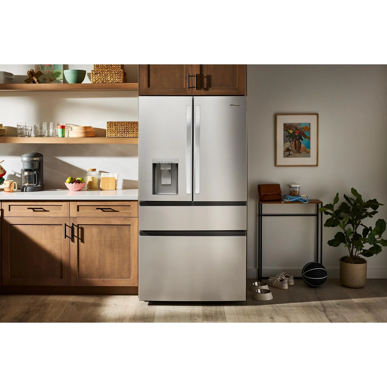 Whirlpool 36" 29 Cu. Ft. Fingerprint-Resistant Stainless Steel French Door Refrigerator - WRMF3636SZ - Image 2