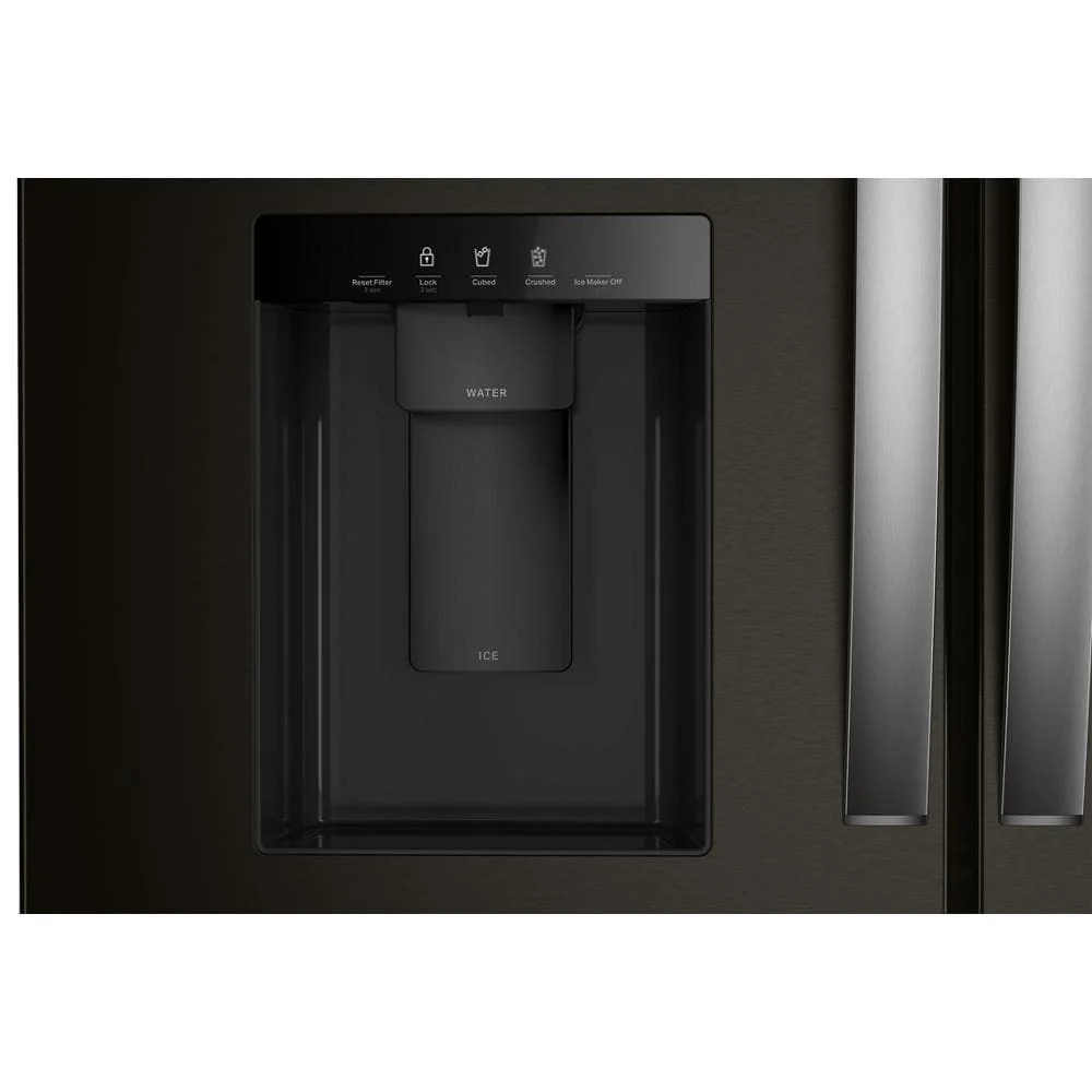 Whirlpool 36" 29 Cu. Ft. Print Resist Black Stainless Steel French Door Refrigerator - WRMF3636SV - Image 6