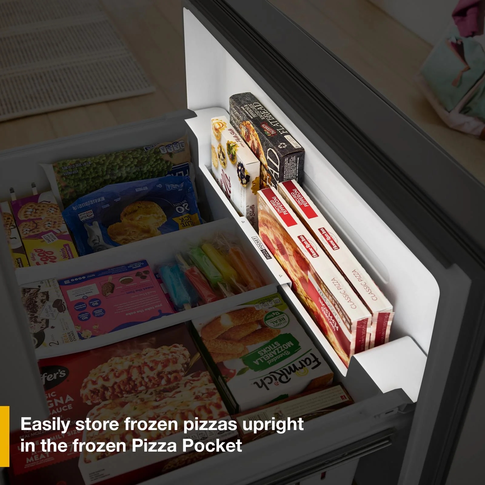 Whirlpool 36" 29 Cu. Ft. Print Resist Black Stainless Steel French Door Refrigerator - WRMF3636SV - Image 8