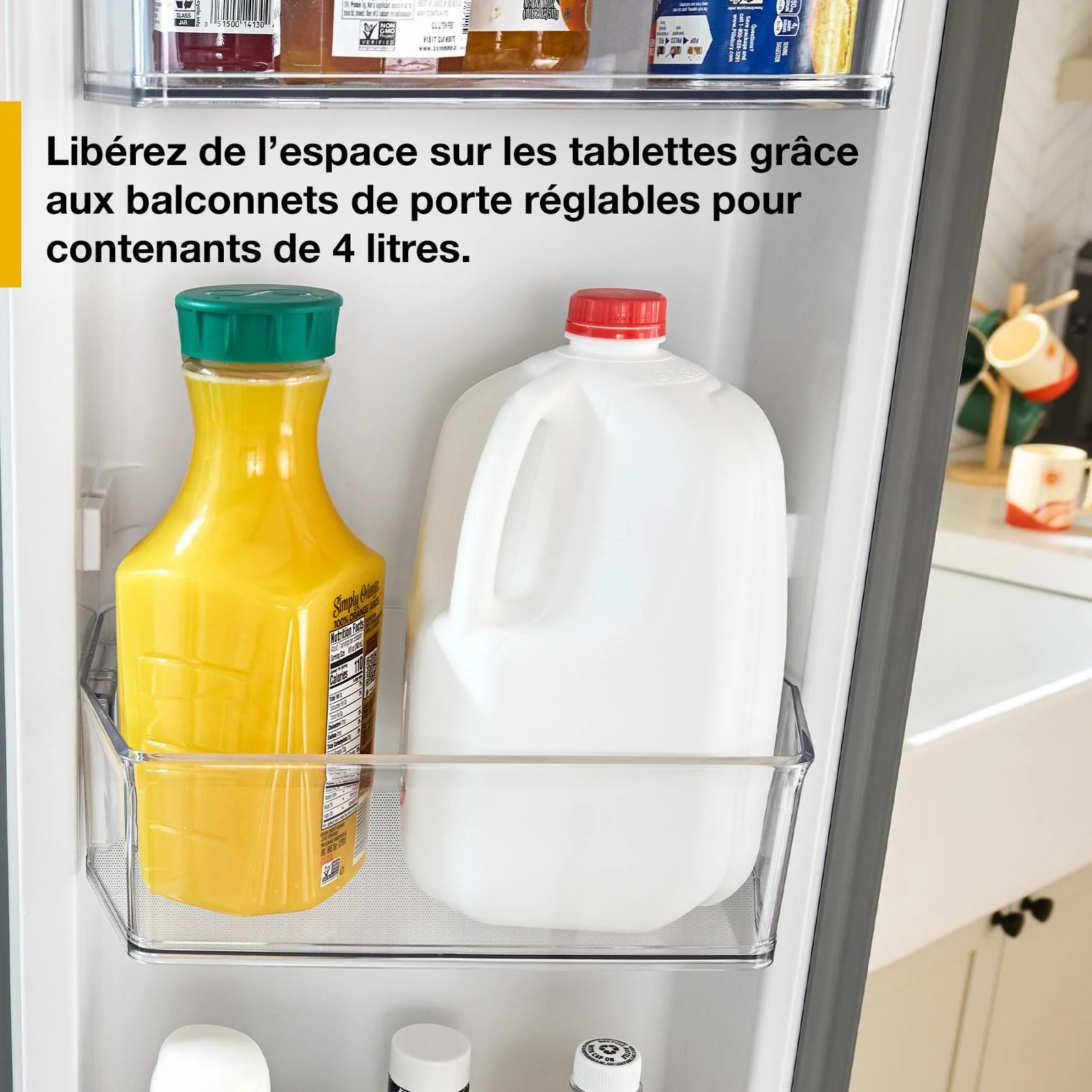Whirlpool 36" 30 Cu. Ft. Print Resist Black Stainless Steel French Door Refrigerator - WRMF3336SV - Image 9