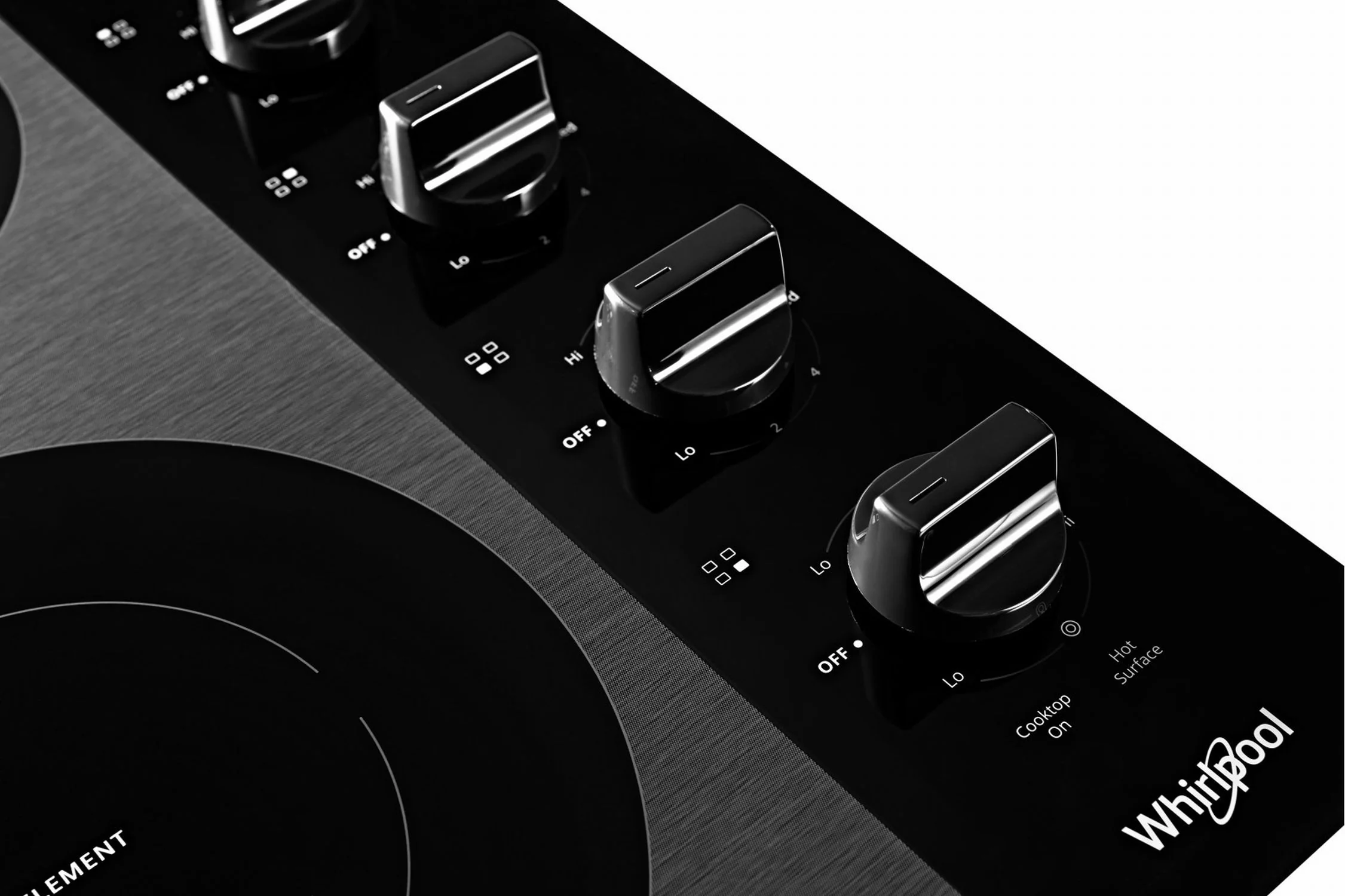 Whirlpool Black 24" Electric Cooktop - WCE55US4HB - Image 2