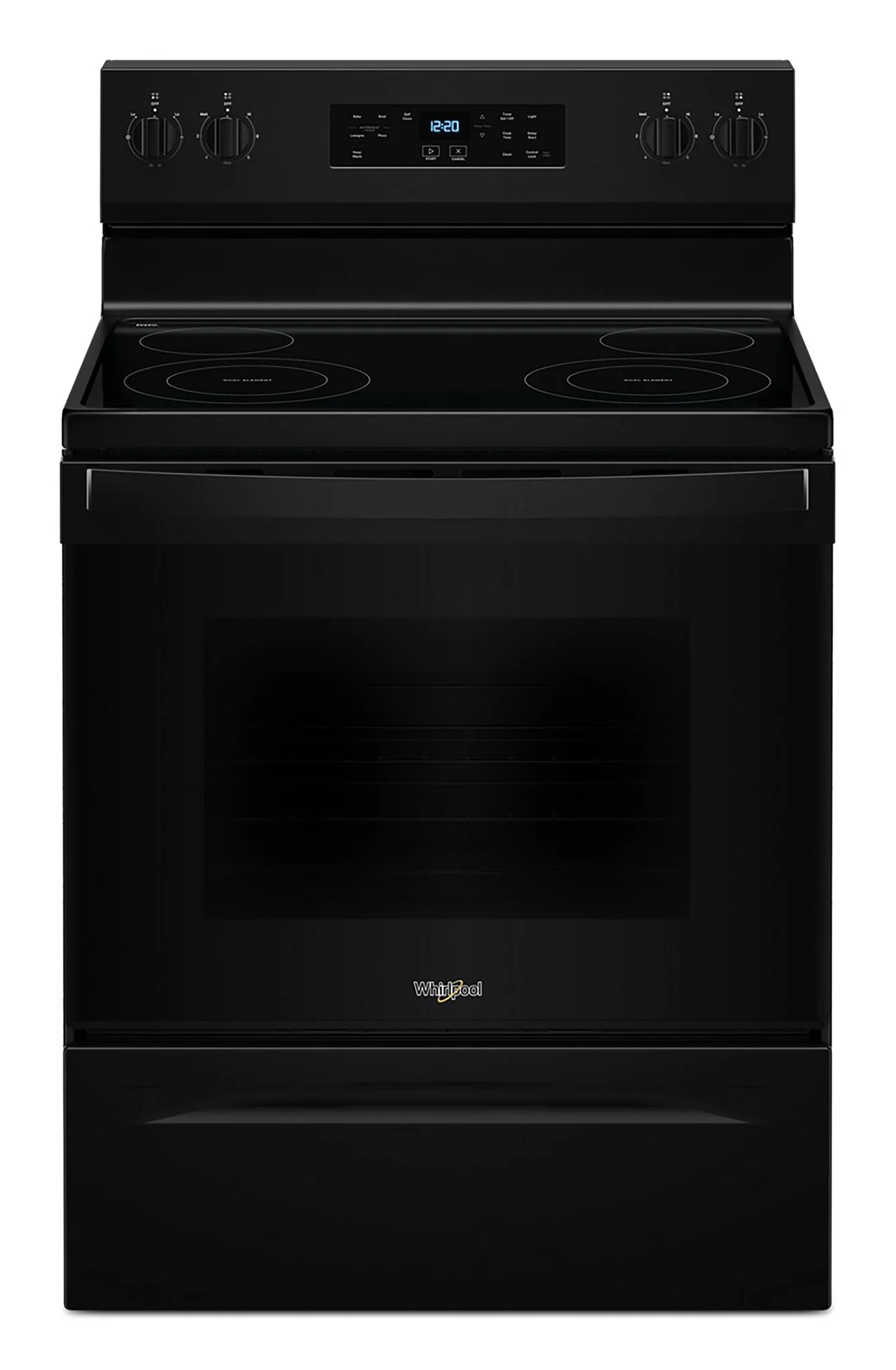 Whirlpool Black 30" Electric Range (5.30 Cu Ft) - YWFES3530RB