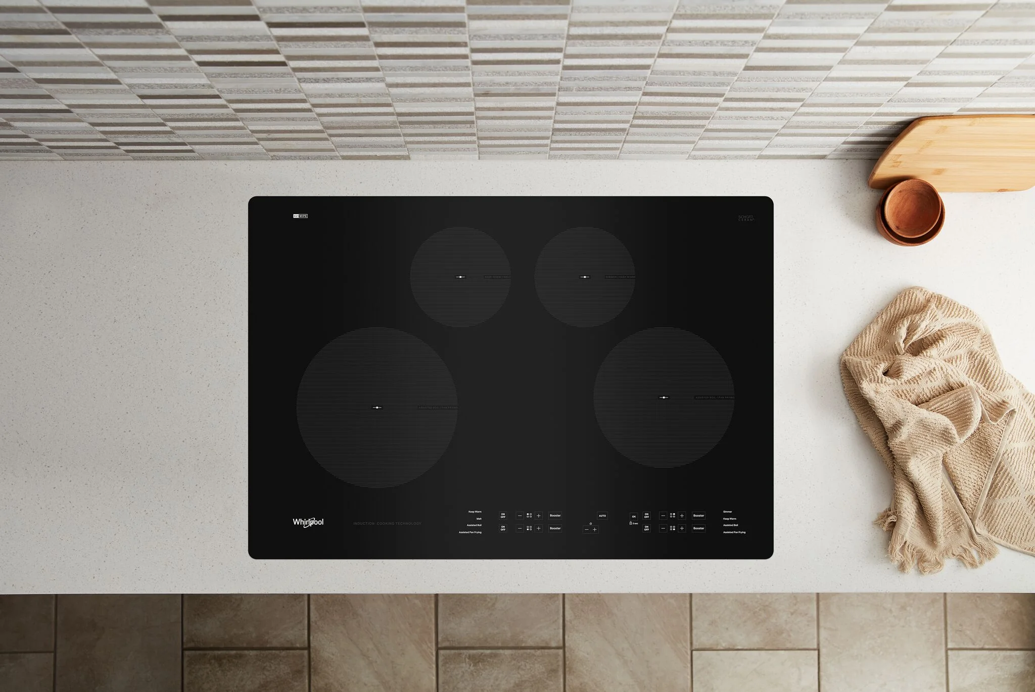 Whirlpool Black 30" Induction Cooktop - WCI55US0JB - Image 2