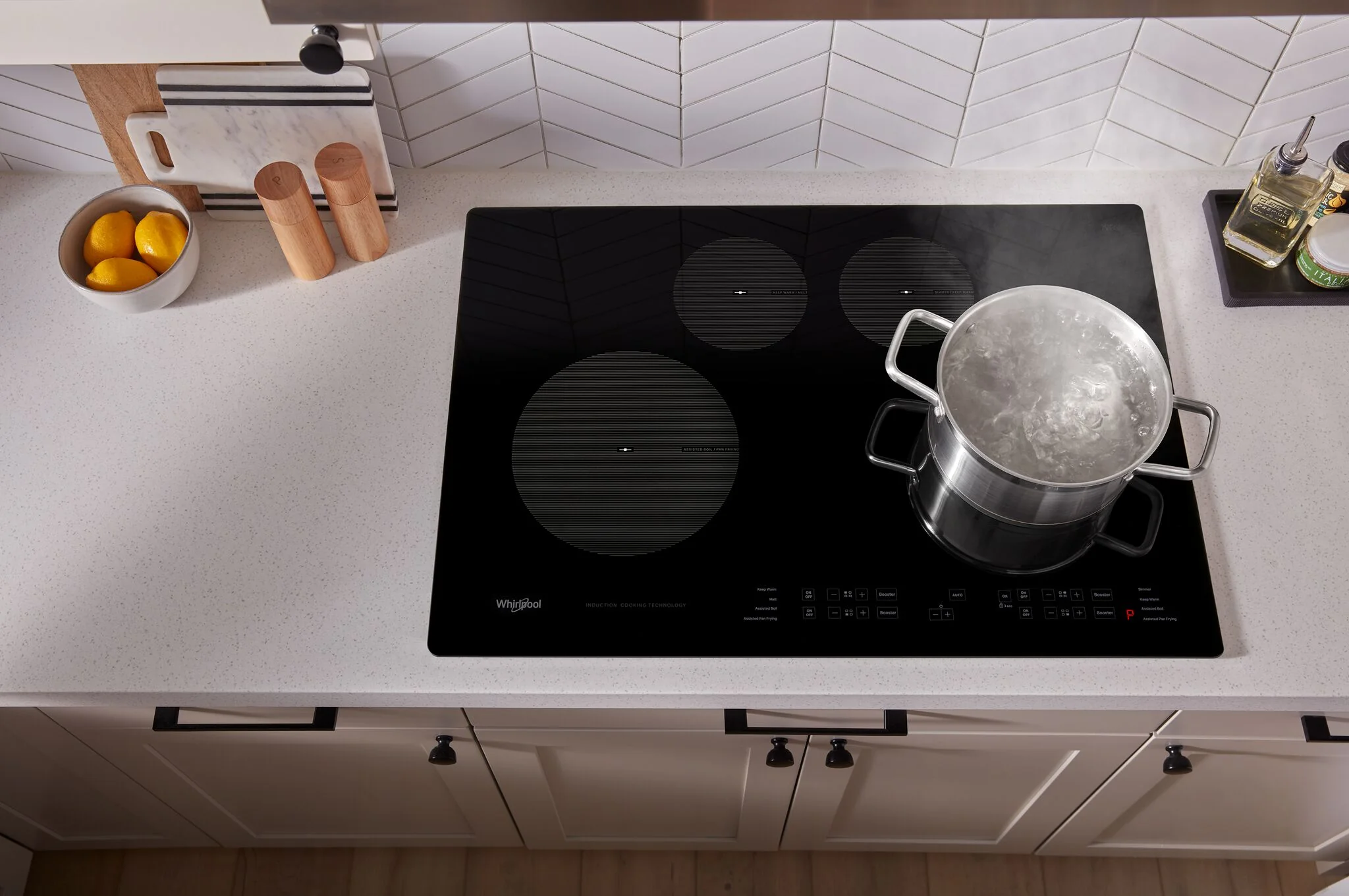 Whirlpool Black 30" Induction Cooktop - WCI55US0JB - Image 4