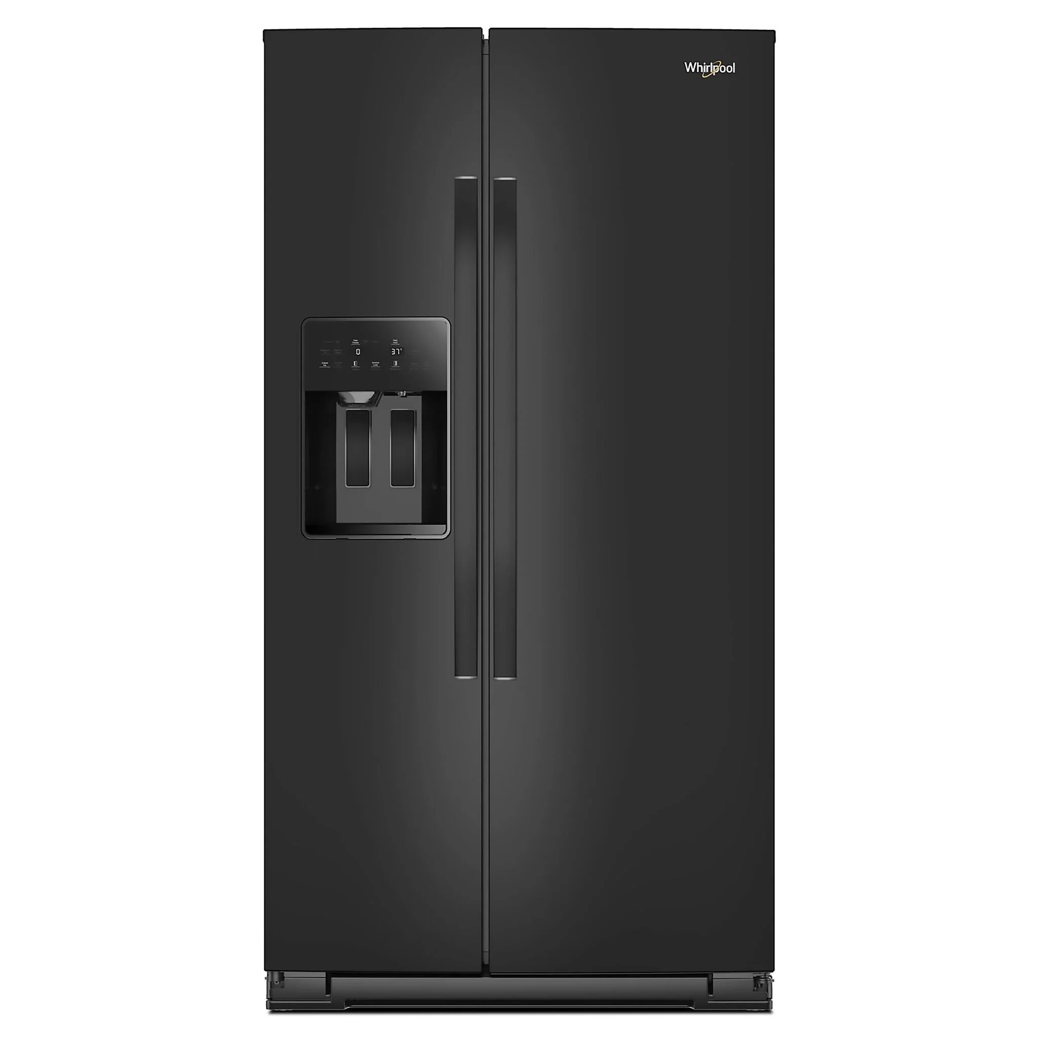 Whirlpool 36" 20.85 Cu. Ft. Black Counter-Depth Side-by-Side Refrigerator - WRSC5536RB