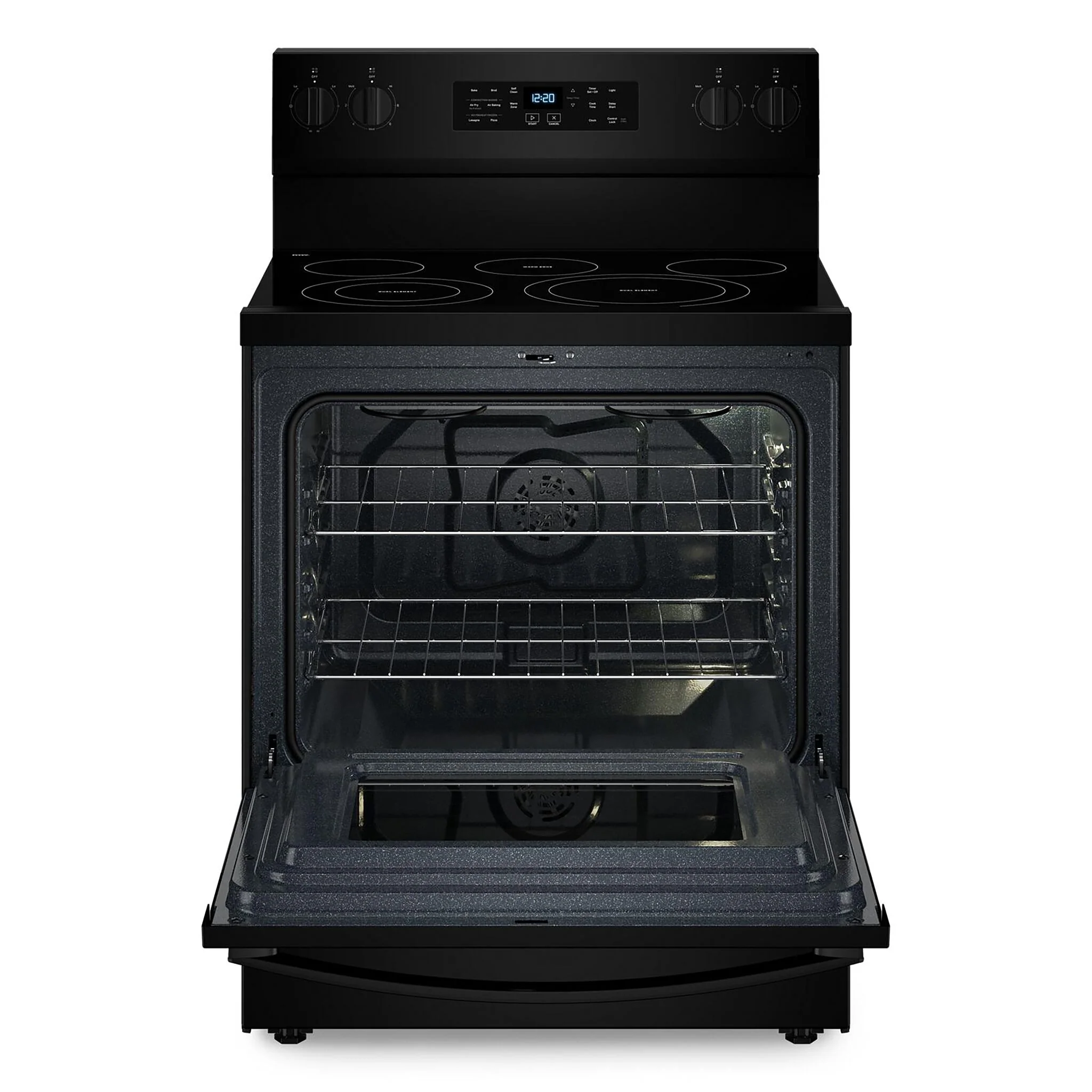 Whirlpool Black Electric Freestanding Range (5.3 Cu.Ft.) - YWFES5030RB - Image 2