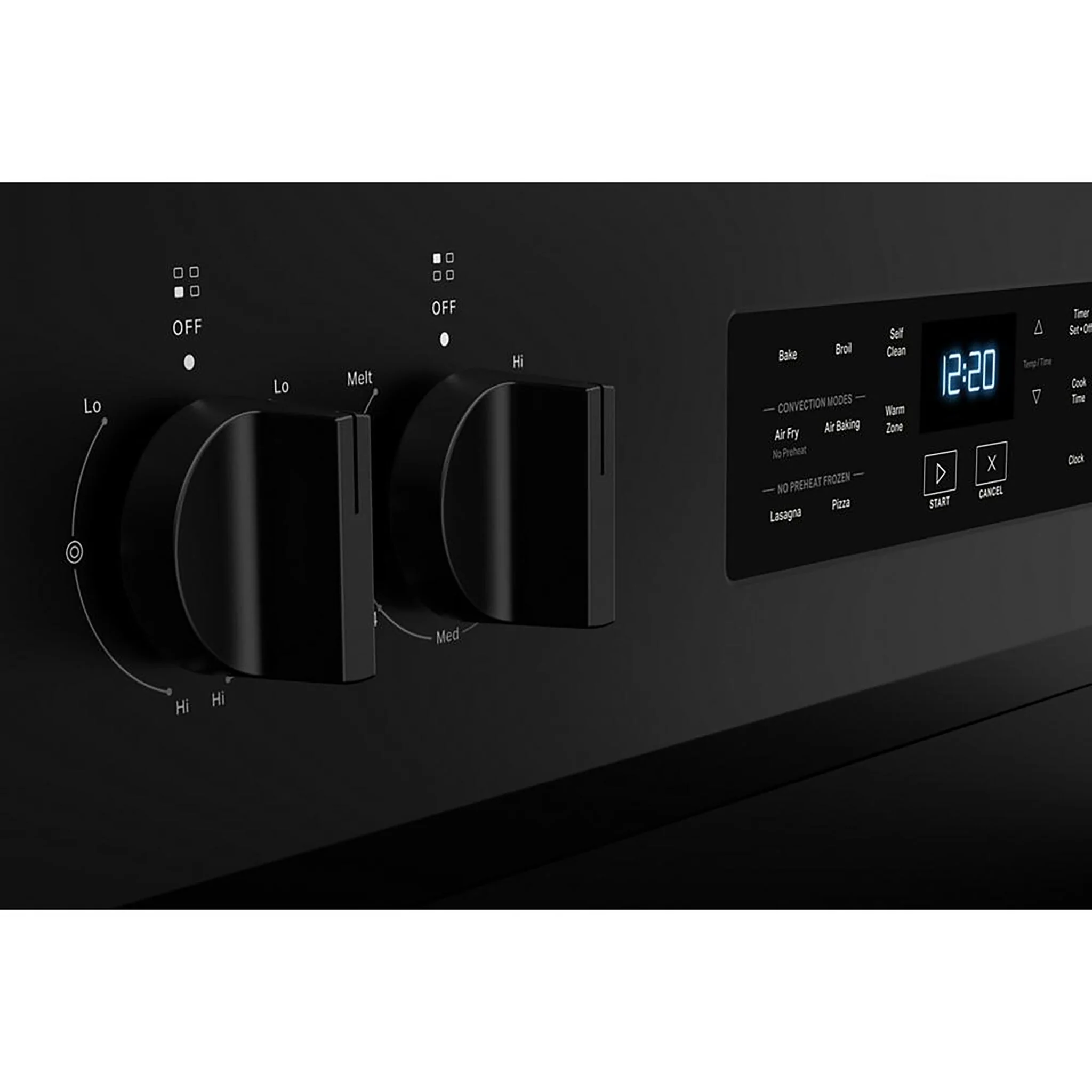 Whirlpool Black Electric Freestanding Range (5.3 Cu.Ft.) - YWFES5030RB - Image 4