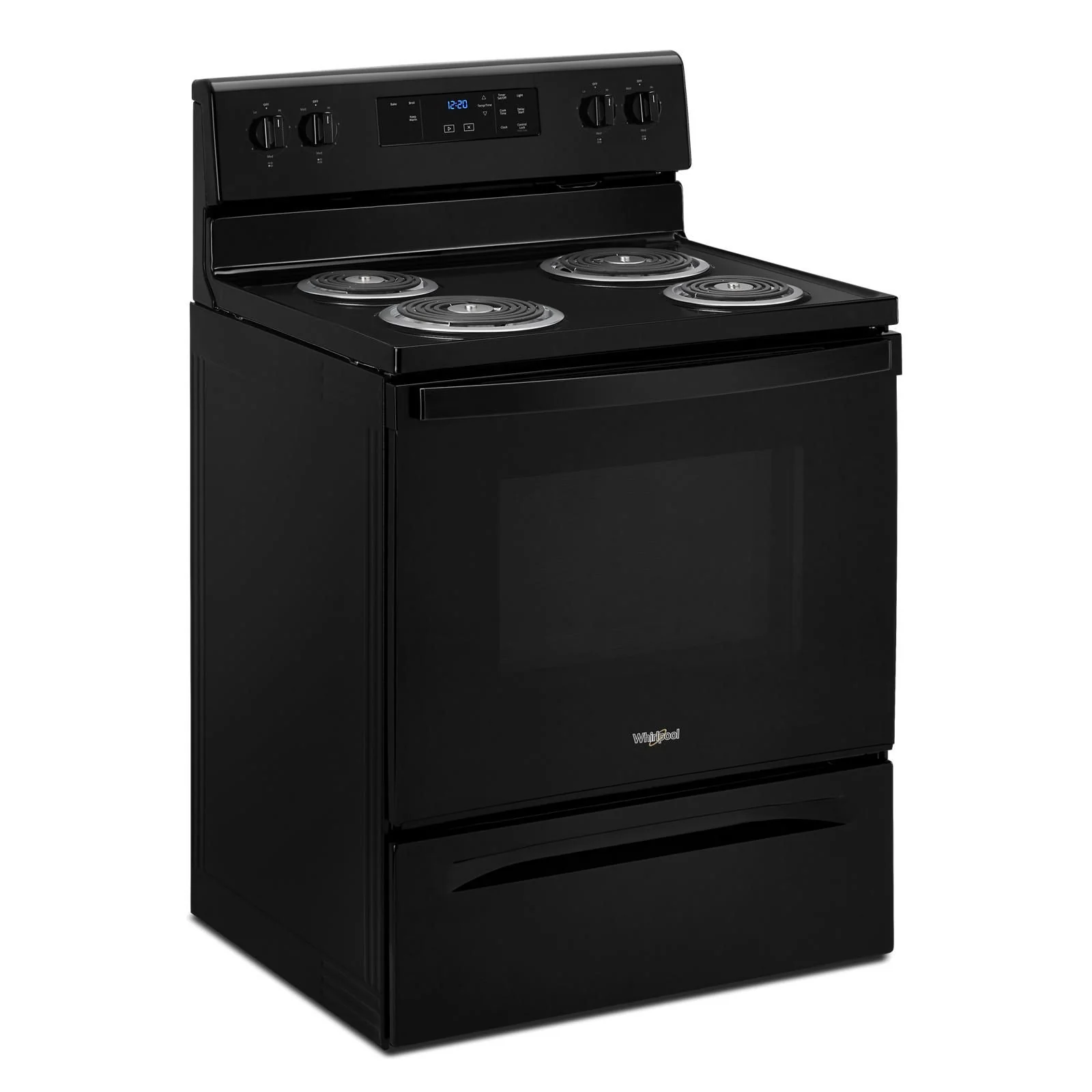 Whirlpool Black Freestanding Electric Range (4.8 Cu. Ft.) - YWFC150M0JB - Image 2