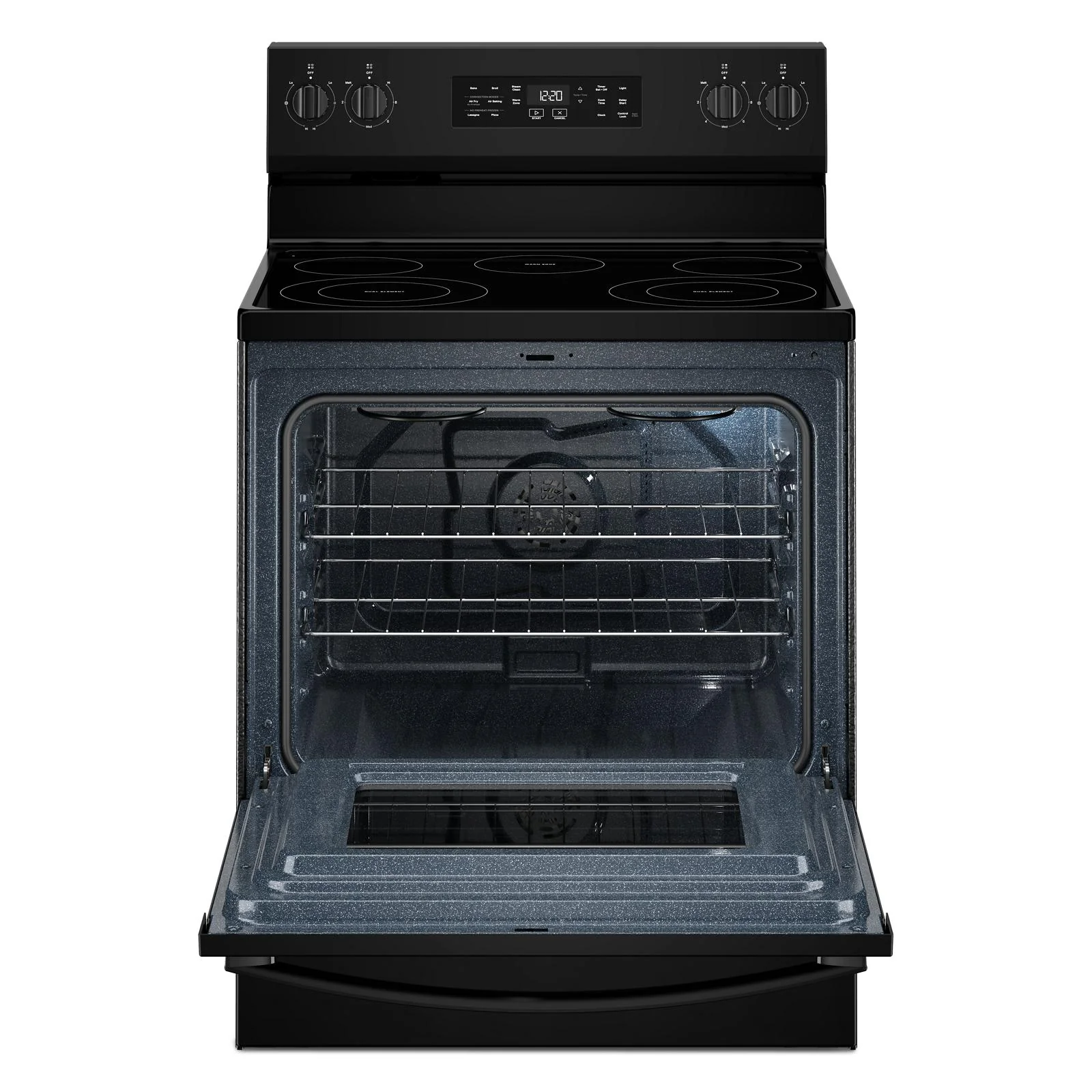 Whirlpool Black Freestanding Electric Single Oven Convection Range (5.3 Cu. Ft.) - YWFES4530SB - Image 3