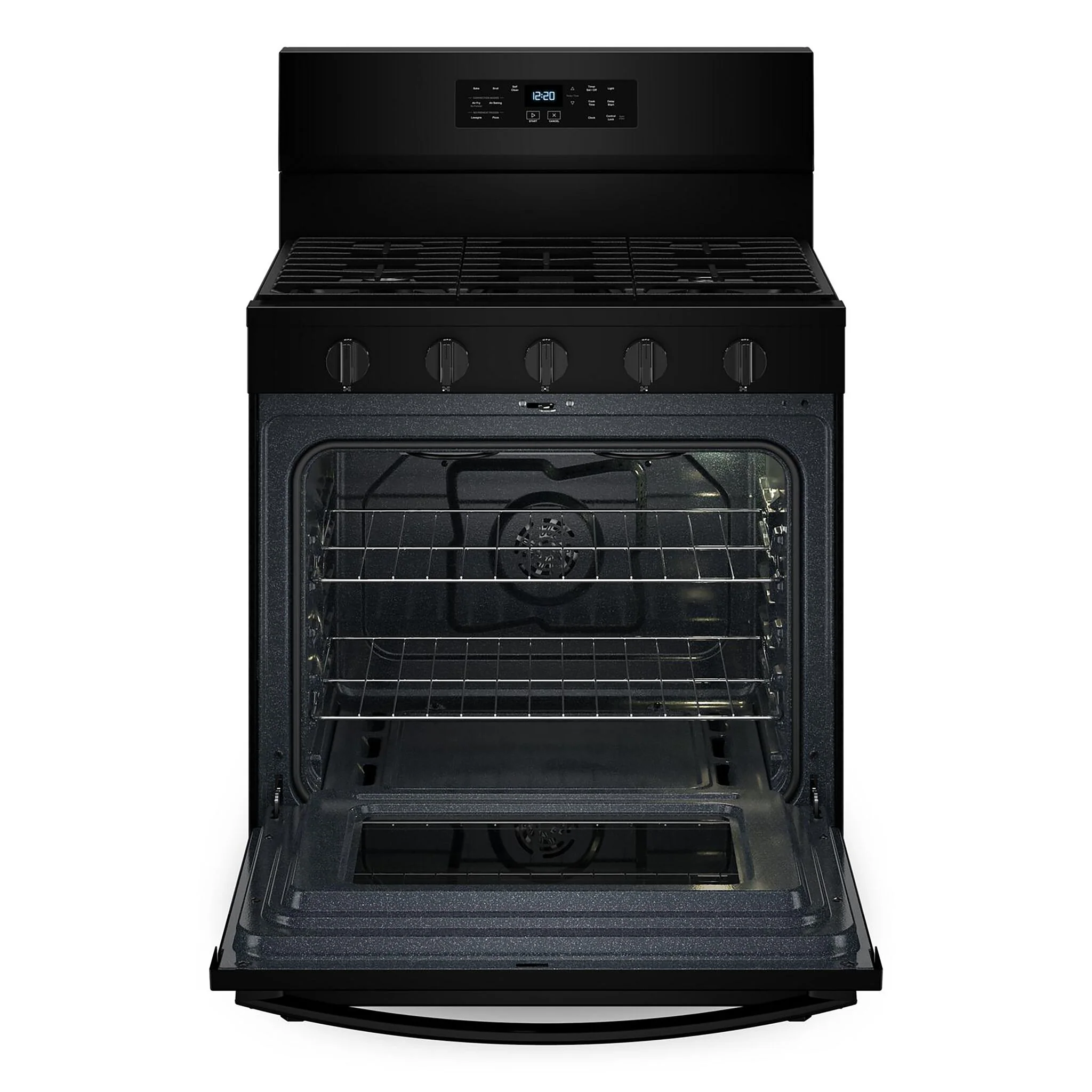 Whirlpool Black Gas Freestanding Range (5 Cu.Ft.)- WFGS5030RB - Image 2