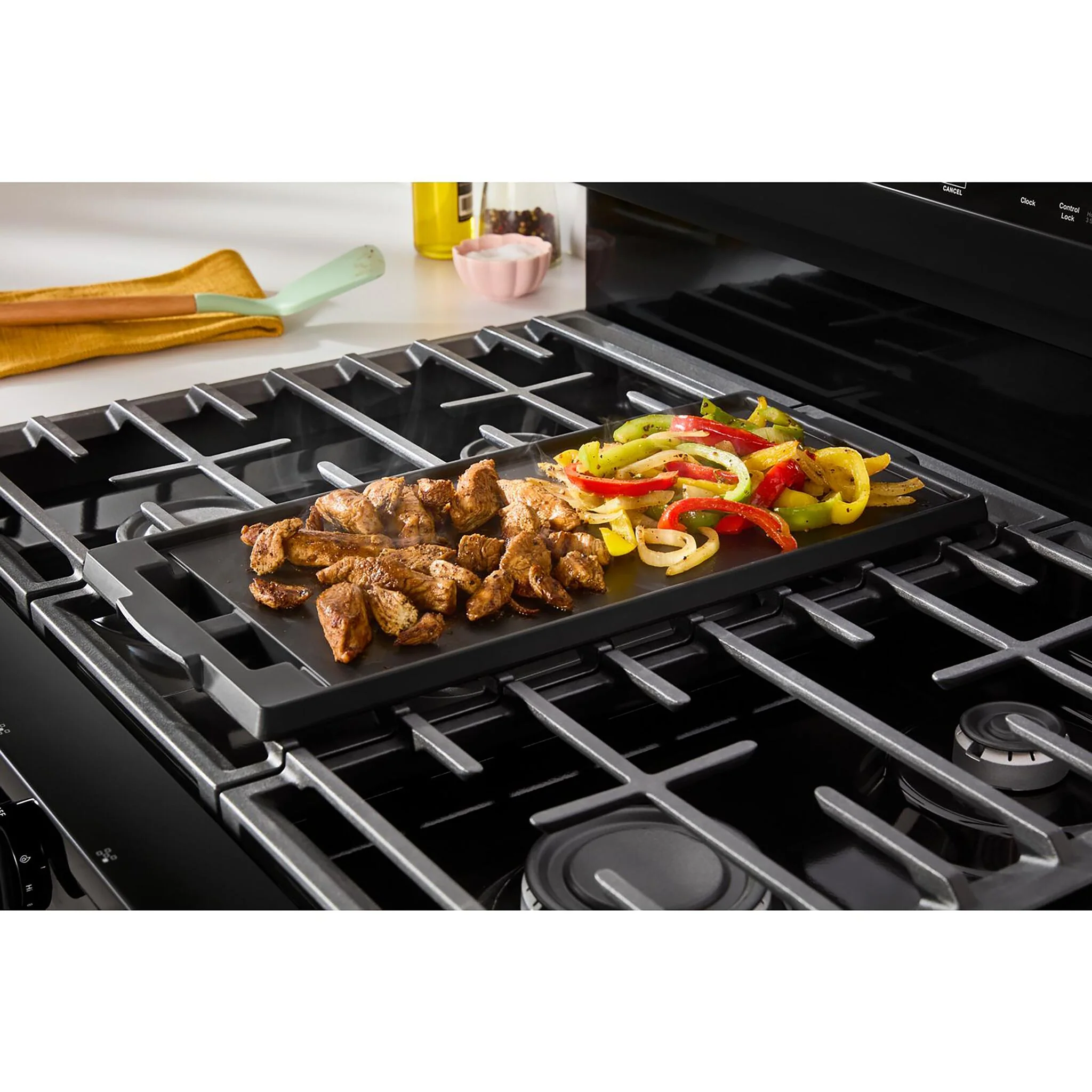 Whirlpool Black Gas Freestanding Range (5 Cu.Ft.)- WFGS5030RB - Image 3