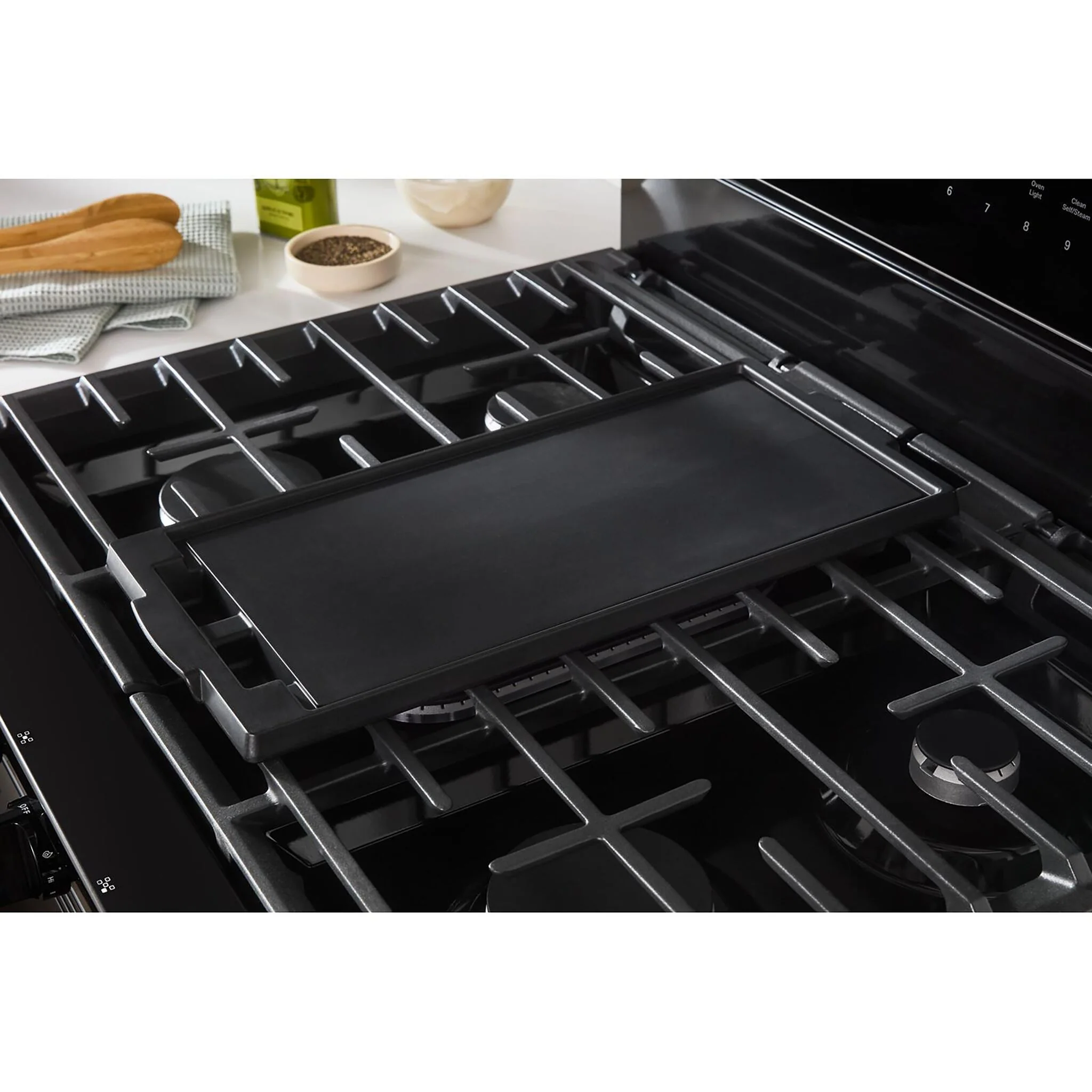 Whirlpool Black Gas Freestanding Range (5 Cu.Ft.) - WFGS7530RB - Image 3