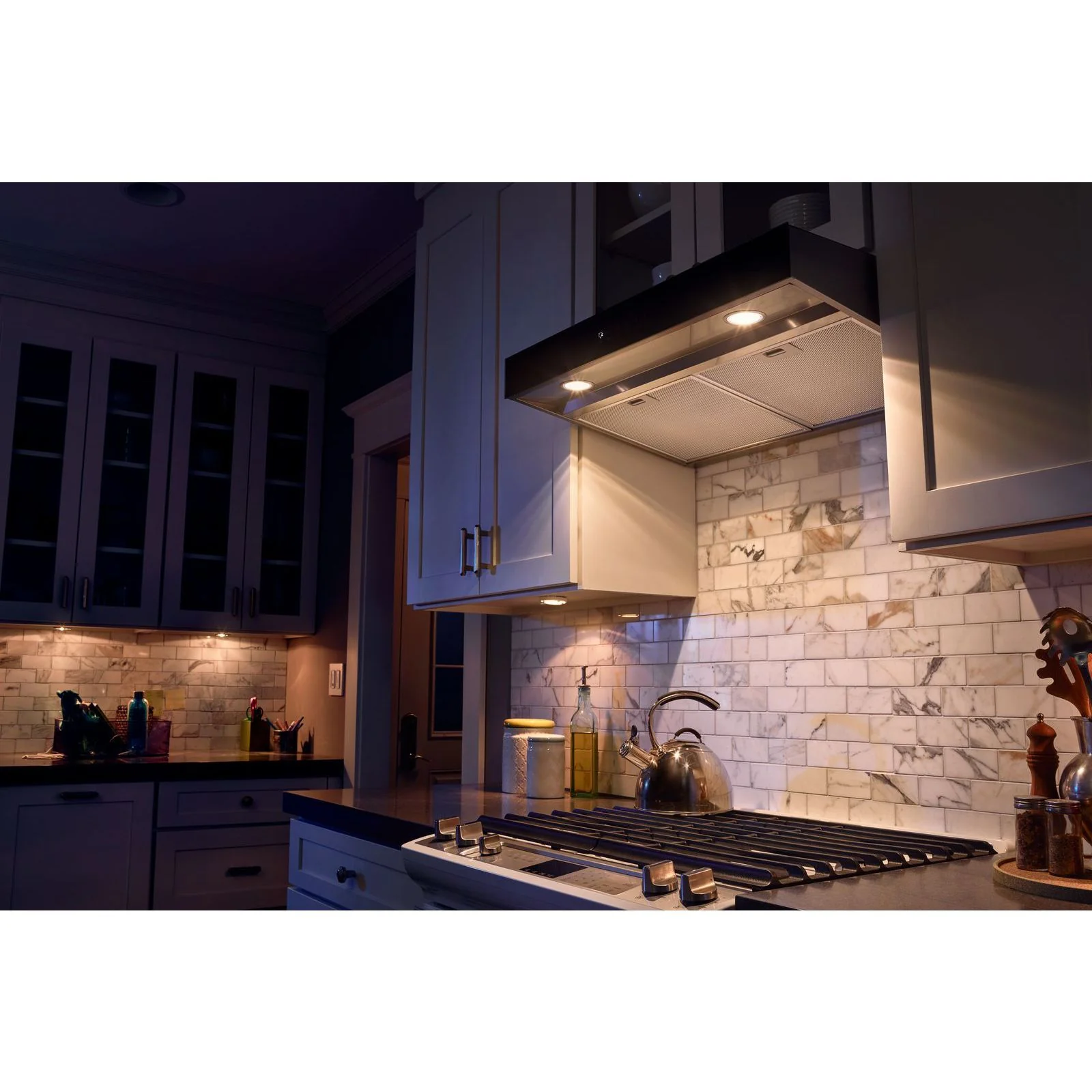 Whirlpool Black Glass 30" 350 CFM Under-the-Cabinet Range Hood with Boost Function - WVU57UC0FS - Image 4