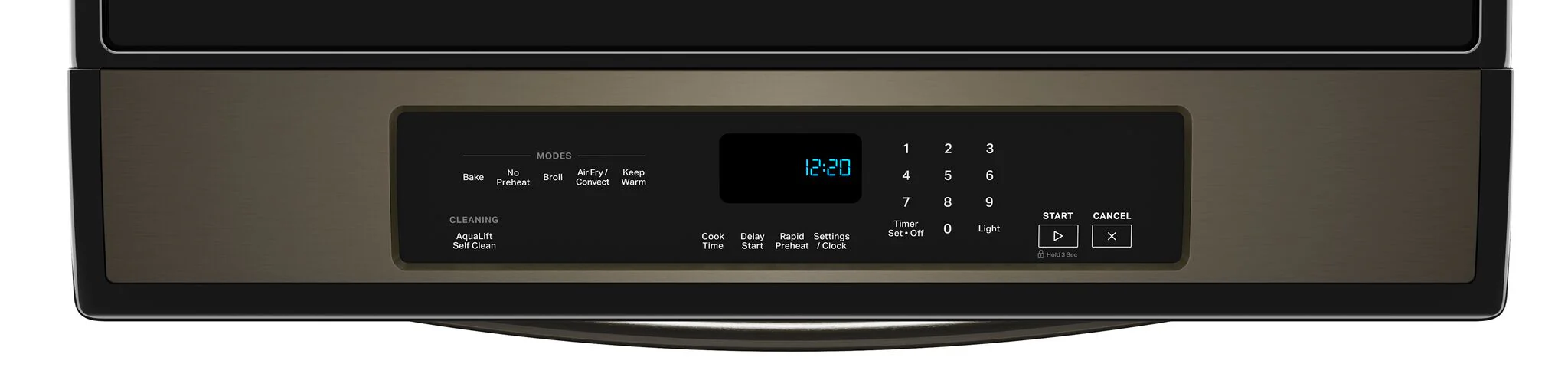 Whirlpool Black on Stainless 30" Induction Range (6.40 Cu Ft) - WSIS5030RV - Image 5