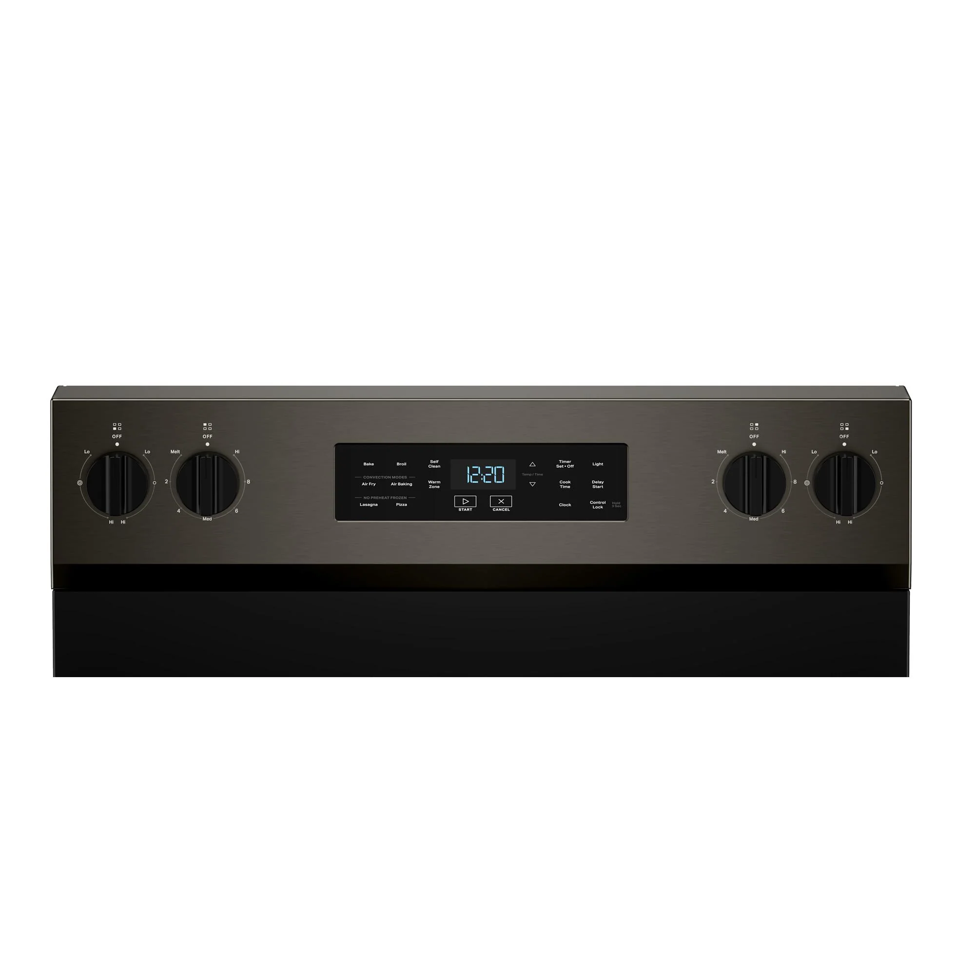 Whirlpool Black-on-Stainless Freestanding Electric Single Oven Convection Range (5.3 Cu. Ft.) - YWFES5730SV - Image 6