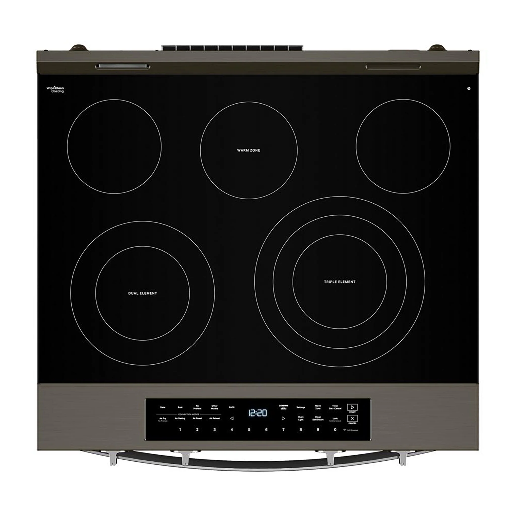 Whirlpool Black-on-Stainless Slide-In Electric Range (5.3 Cu.Ft.) - YWSES7530RV - Image 3