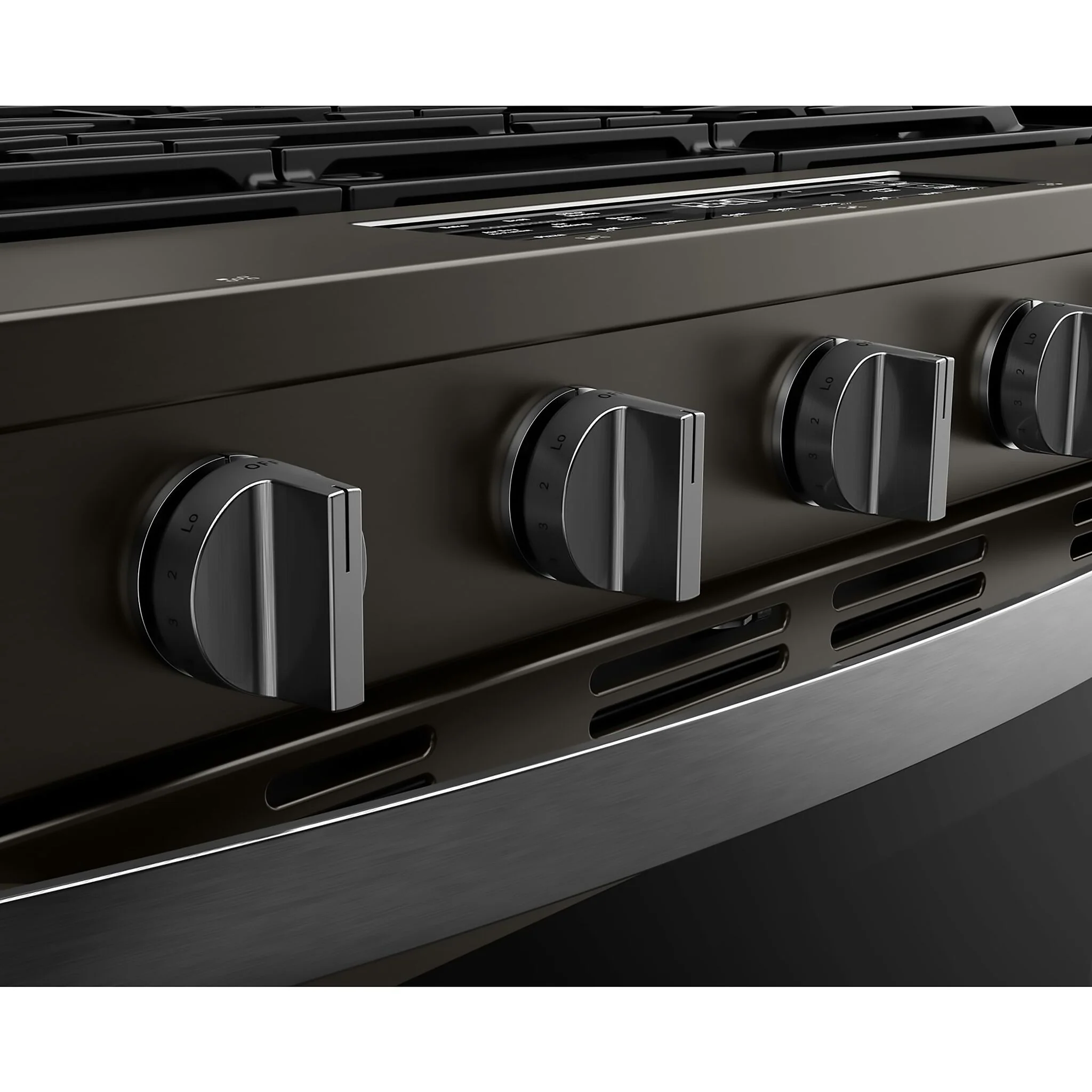 Whirlpool Black-on-Stainless Slide-In Gas Convection Range (5 cu.ft.) - WSGS5030SV - Image 5